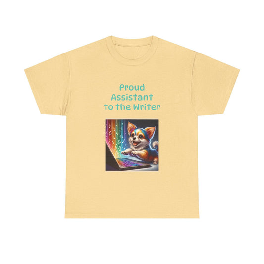 Assitant Writer - A Unisex Heavy Cotton Tee - Perfect for Book Lovers - The Dreamer's Bookshop.