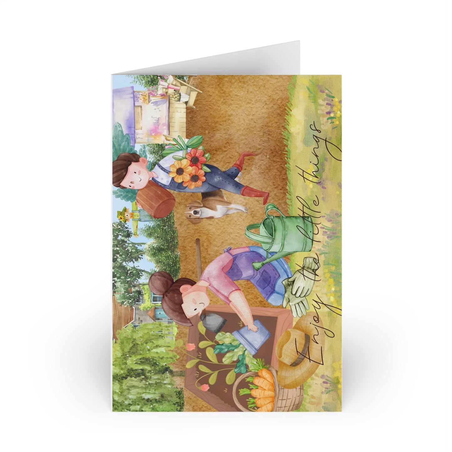 The Dreamer's Bookshop "Potager" Enjoy the Little Things Card - The Dreamer's Bookshop.