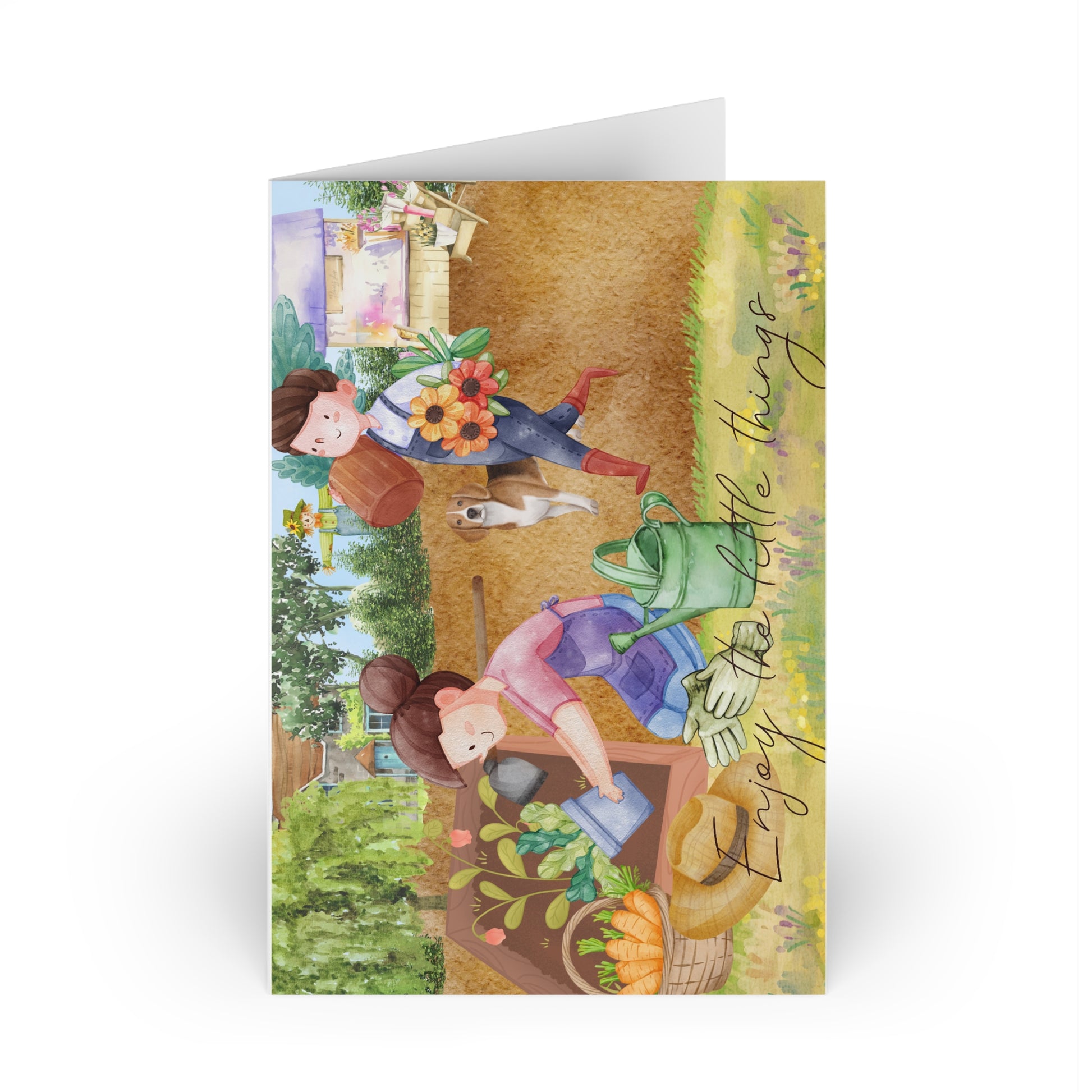 The Dreamer's Bookshop "Potager" Enjoy the Little Things Card - The Dreamer's Bookshop.