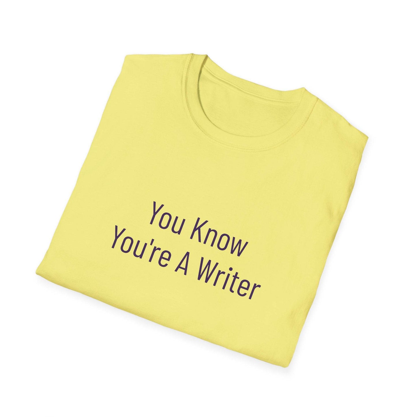 Unisex Softstyle T-Shirt - 'You Know' Philosophical - The Dreamer's Bookshop.