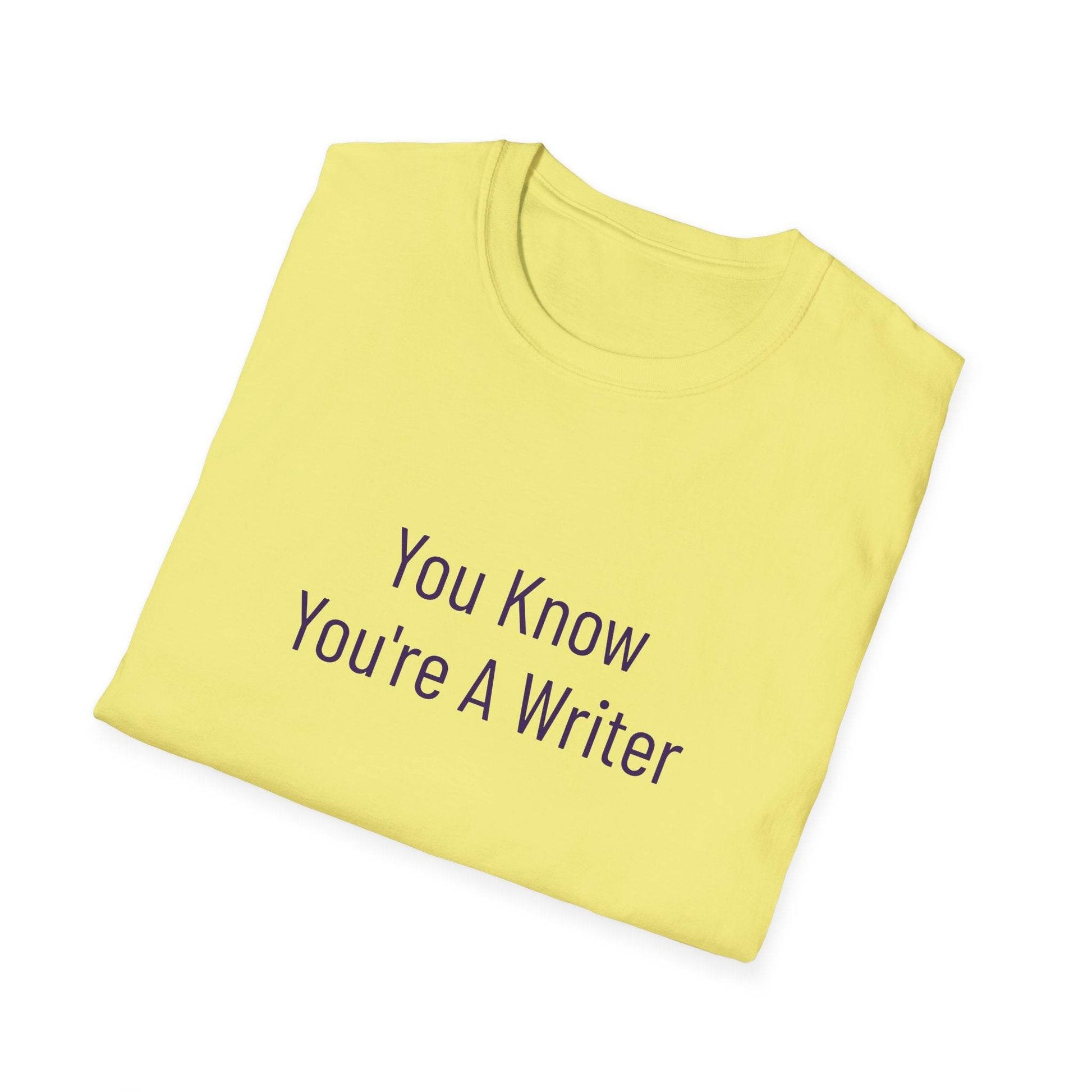 Unisex Softstyle T-Shirt - 'You Know' Philosophical - The Dreamer's Bookshop.