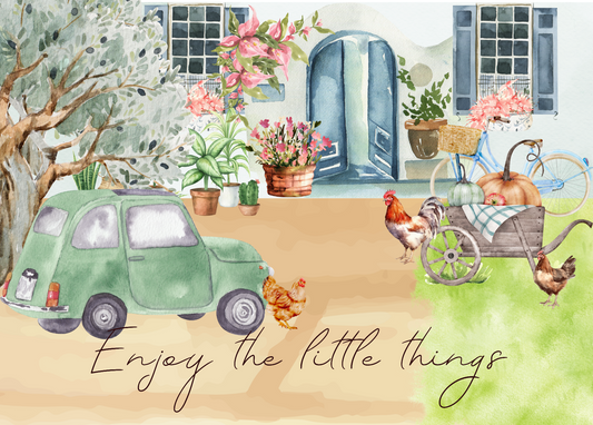 The Dreamer's Bookshop "Countryside" Enjoy Little Things Card - The Dreamer's Bookshop.