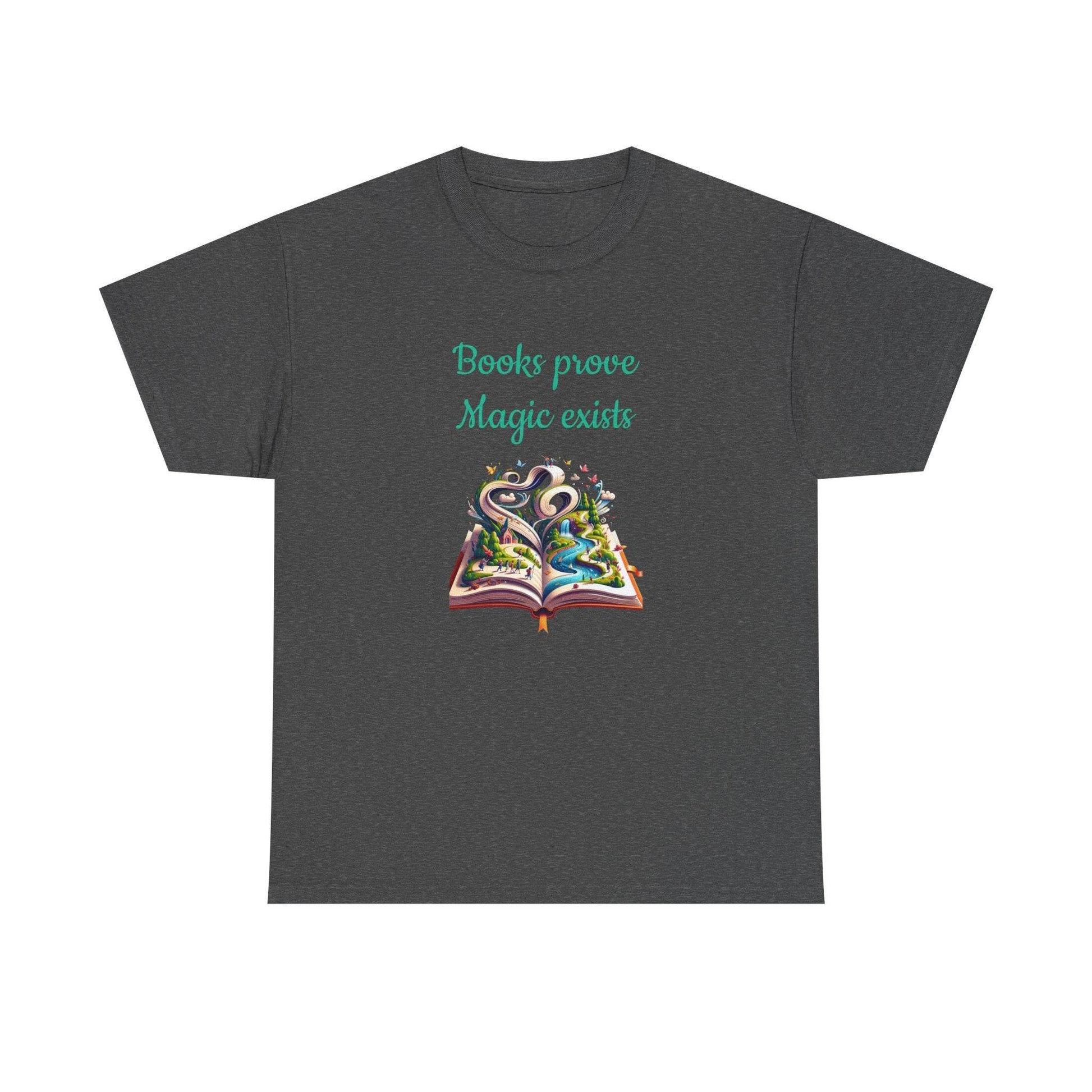 Magic Exists -A Unisex Heavy Cotton Tee - Perfect Gift for Book Lovers - The Dreamer's Bookshop.