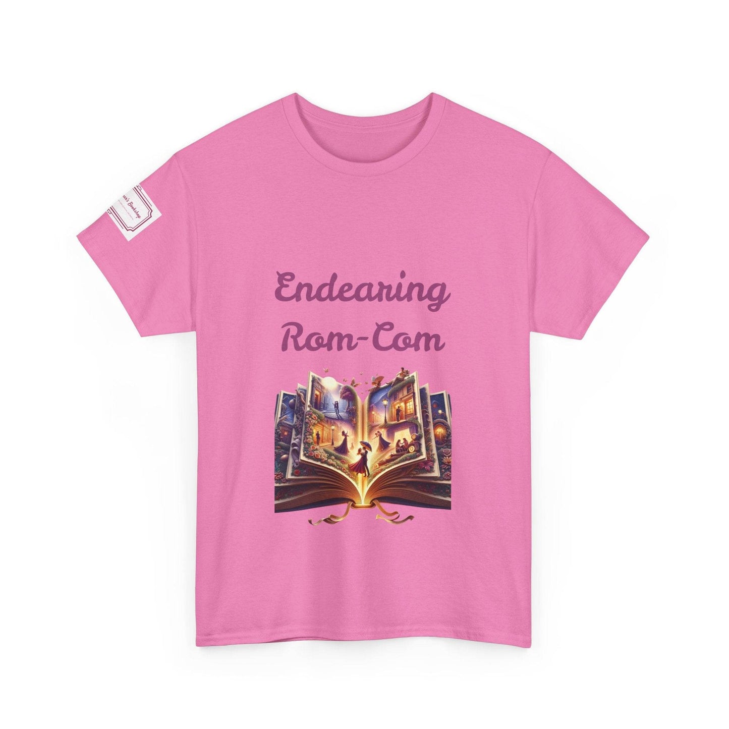 Endearing - Graphic Unisex Heavy Cotton Tee - Rom-Com Books - The Dreamer's Bookshop.