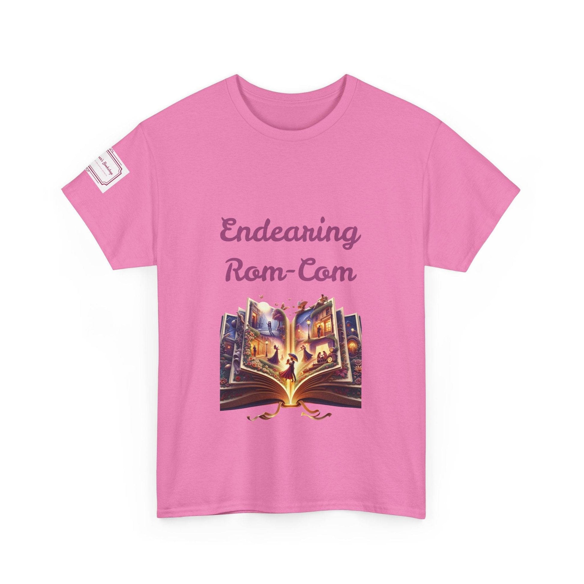 Endearing - Graphic Unisex Heavy Cotton Tee - Rom-Com Books - The Dreamer's Bookshop.