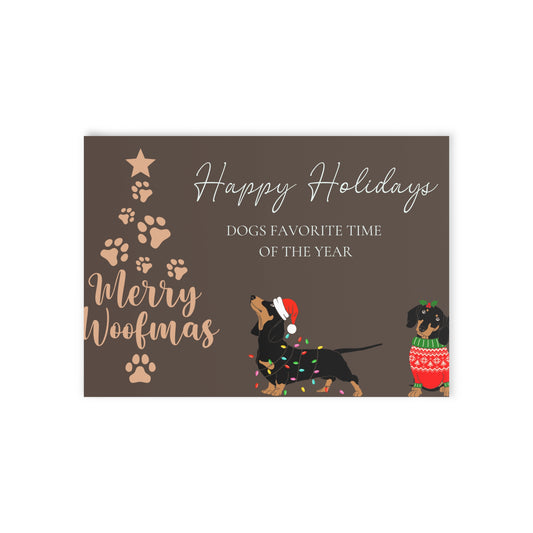 The Dreamer's Bookshop "Dogs XMas" Cute Christmas Card