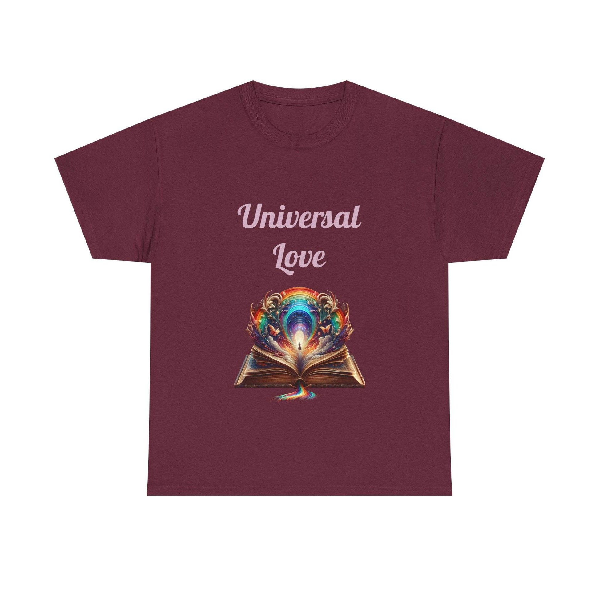 Universal Love - Unisex Heavy Cotton Tee - Queer Romance Books - The Dreamer's Bookshop.