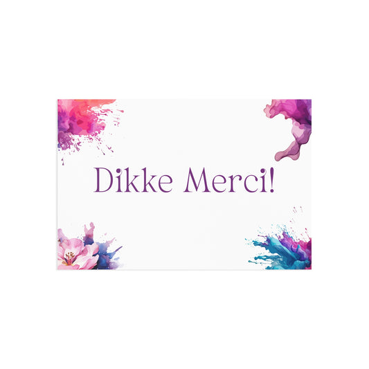 The Dreamer's Bookshop "Dikke Merci" Exclamation Card