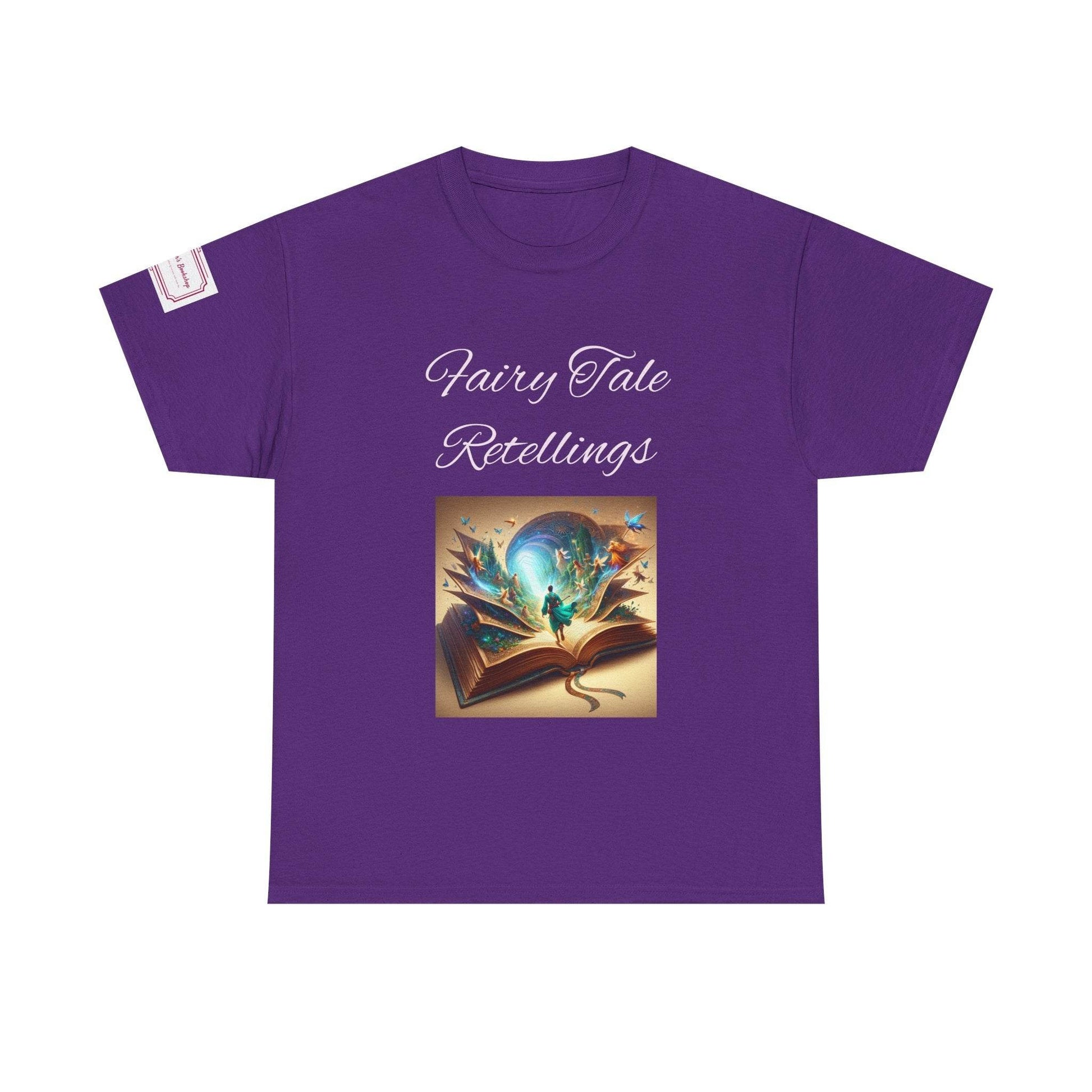 Fiction - Graphic Unisex Heavy Cotton Tee - Fairy Tale Retellings - The Dreamer's Bookshop.