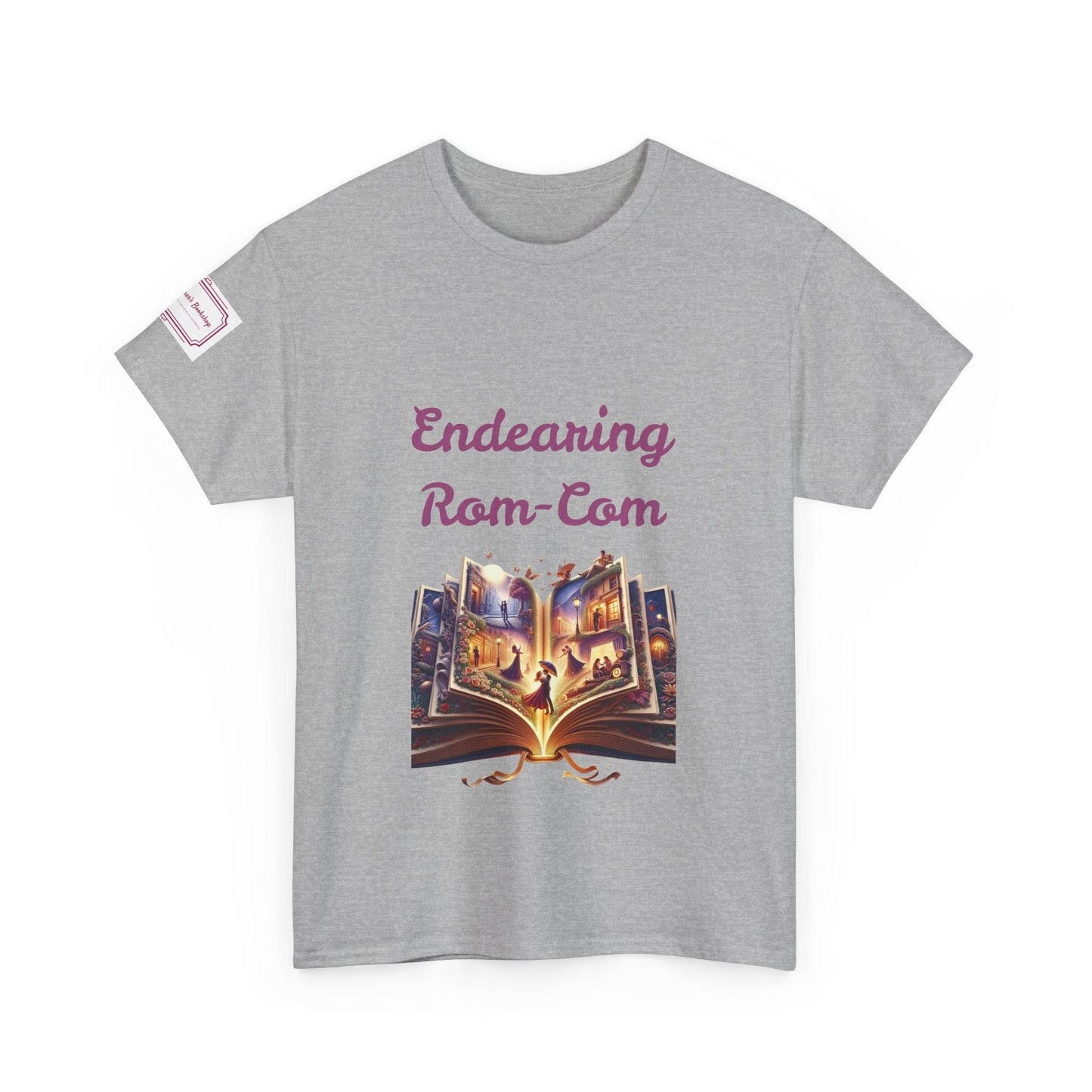 Endearing - Graphic Unisex Heavy Cotton Tee - Rom-Com Books - The Dreamer's Bookshop.