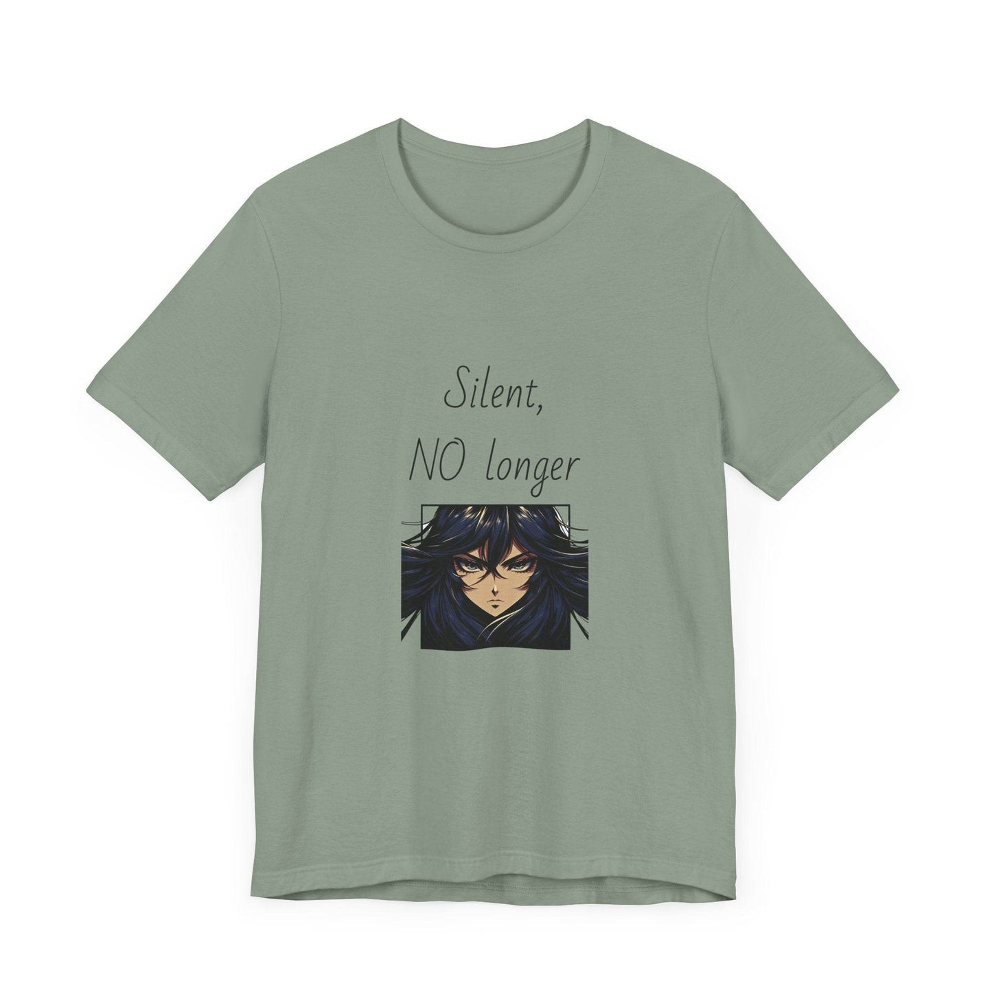 Fierce Survivor Unisex Short Sleeve Tee - Silent, NO longer - The Dreamer's Bookshop.