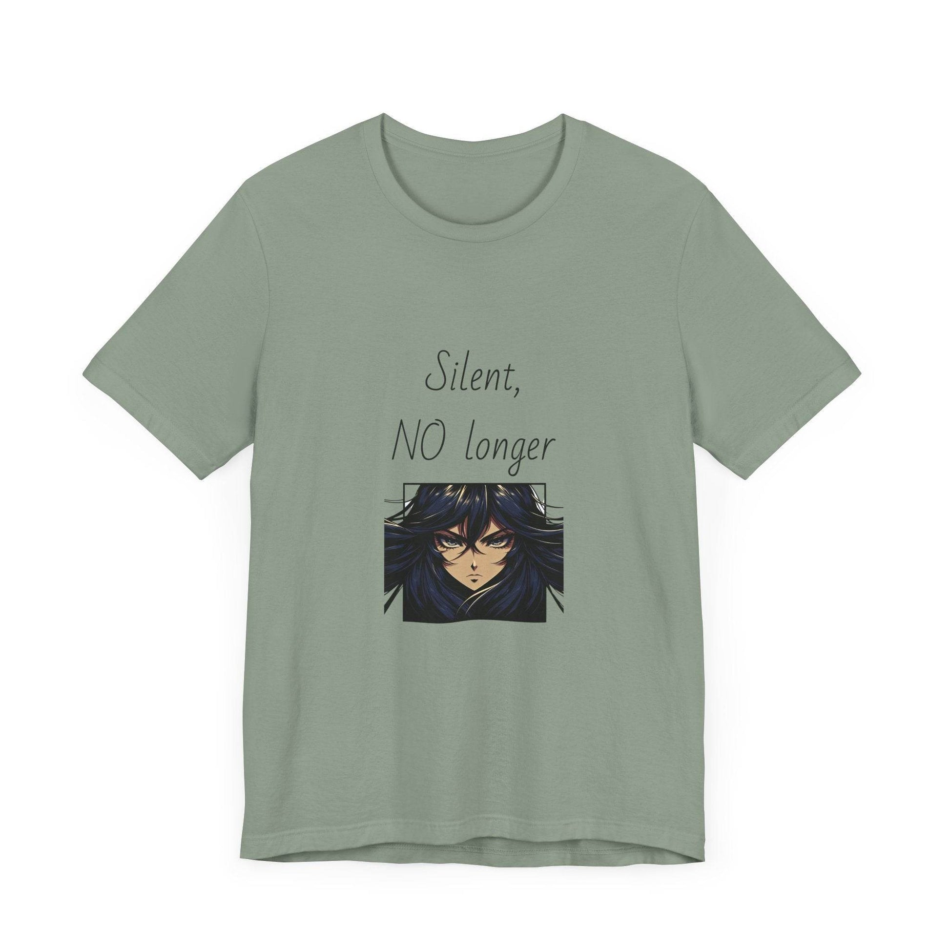 Fierce Survivor Unisex Short Sleeve Tee - Silent, NO longer - The Dreamer's Bookshop.