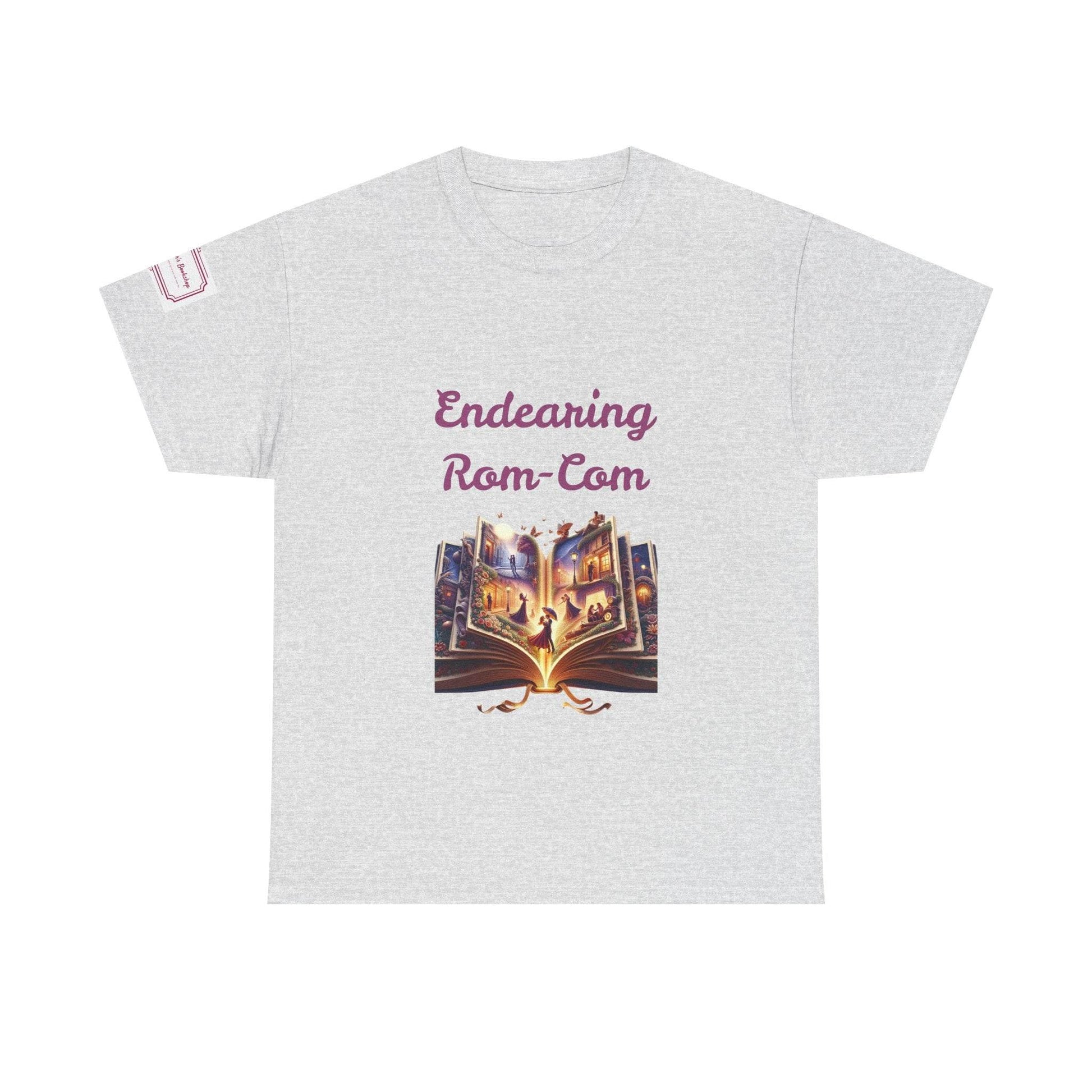 Endearing - Graphic Unisex Heavy Cotton Tee - Rom-Com Books - The Dreamer's Bookshop.