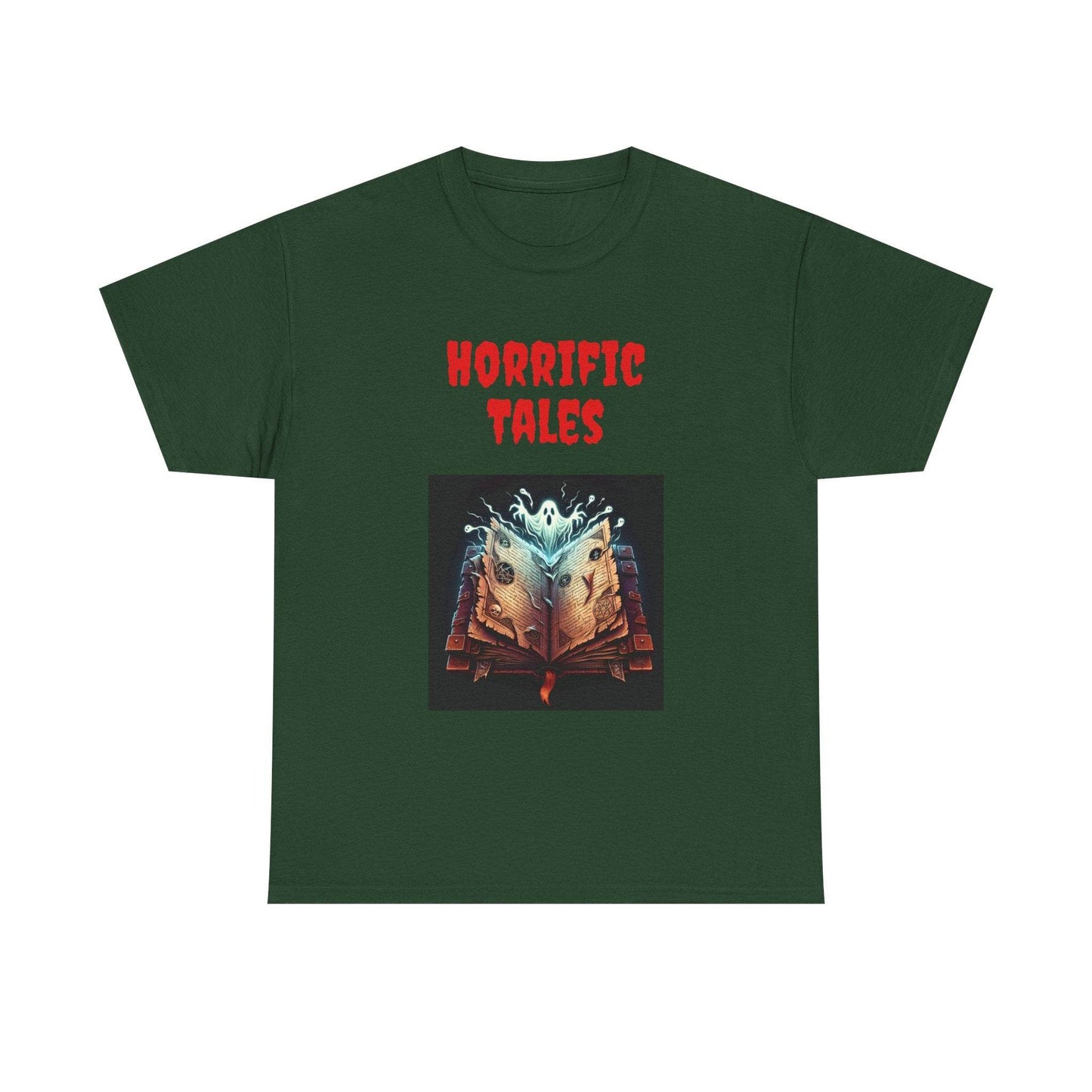 Horrific Tales - A Unisex Heavy Cotton Tee - Perfect for Book Lovers - The Dreamer's Bookshop.