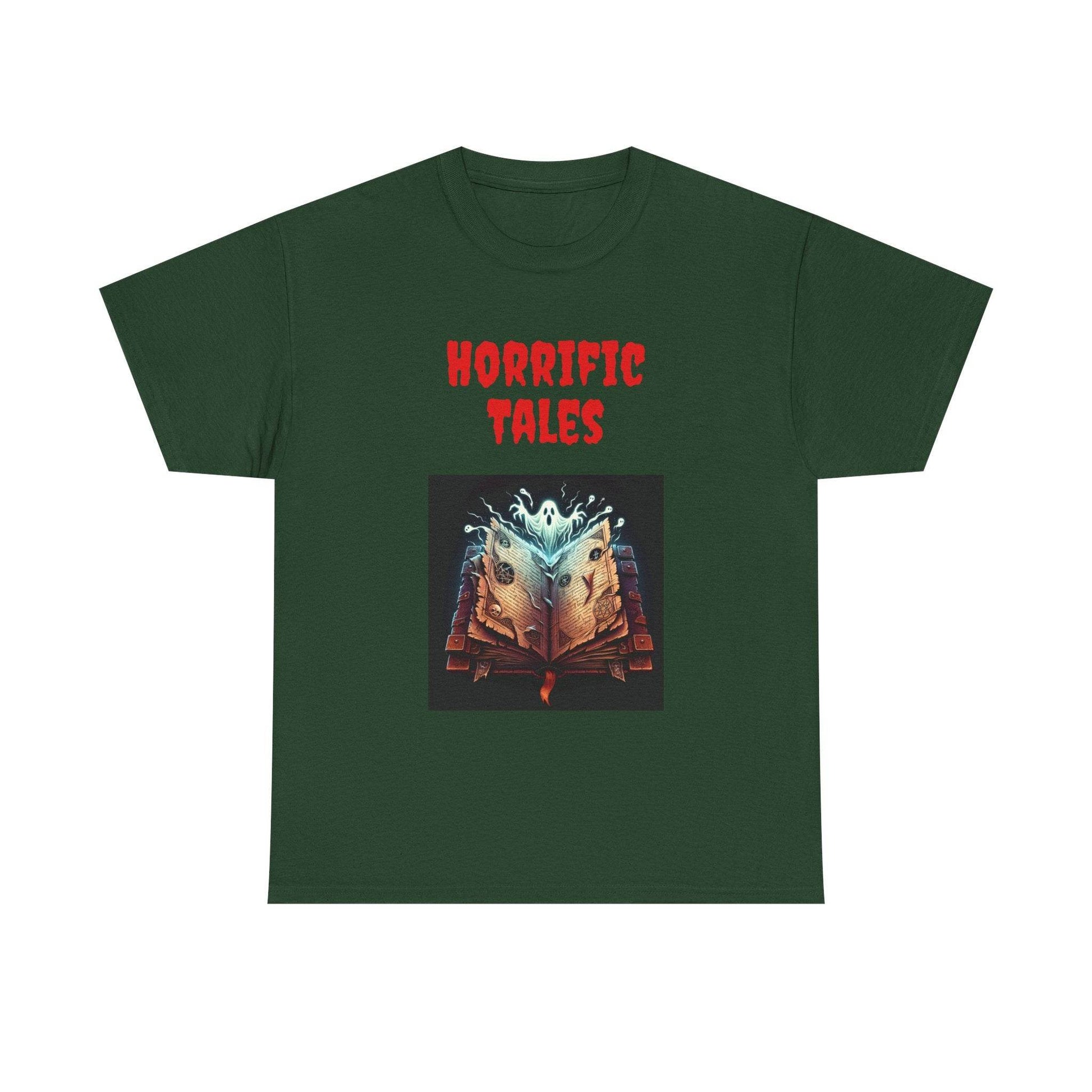 Horrific Tales - A Unisex Heavy Cotton Tee - Perfect for Book Lovers - The Dreamer's Bookshop.