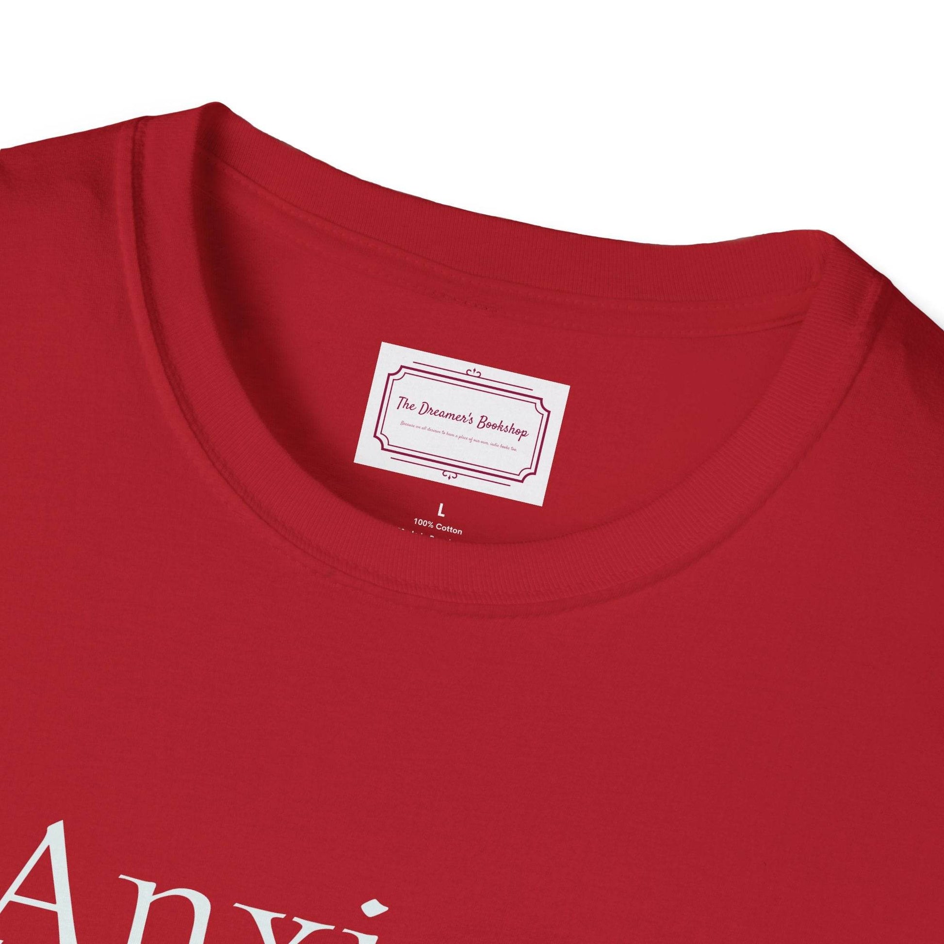 Anxiety Warrior Unisex Softstyle T-Shirt - Embrace Your Battles - The Dreamer's Bookshop.
