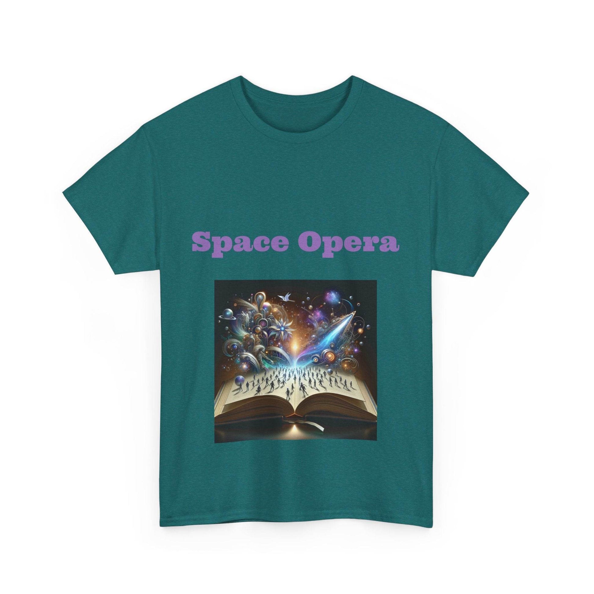 Space Opera - Unisex Heavy Cotton Tee - Sci-Fi Books - The Dreamer's Bookshop.