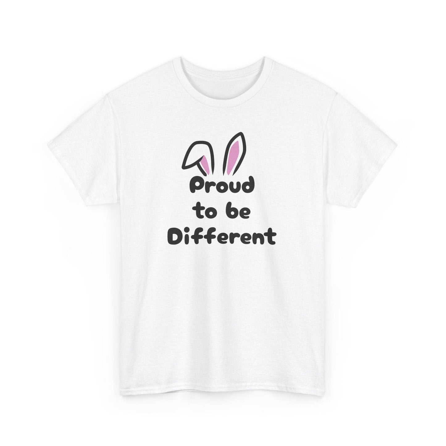 Proud to Be Different Unisex Heavy Cotton Tee - Celebrate Individuality - The Dreamer's Bookshop.