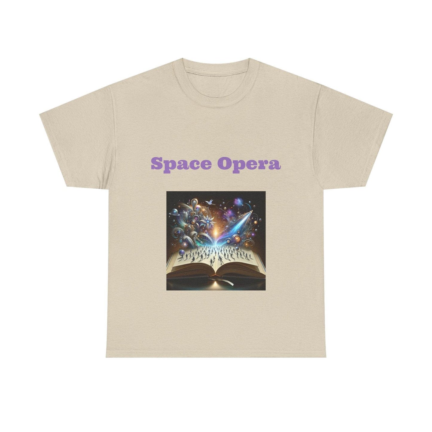 Space Opera - Unisex Heavy Cotton Tee - Sci-Fi Books - The Dreamer's Bookshop.