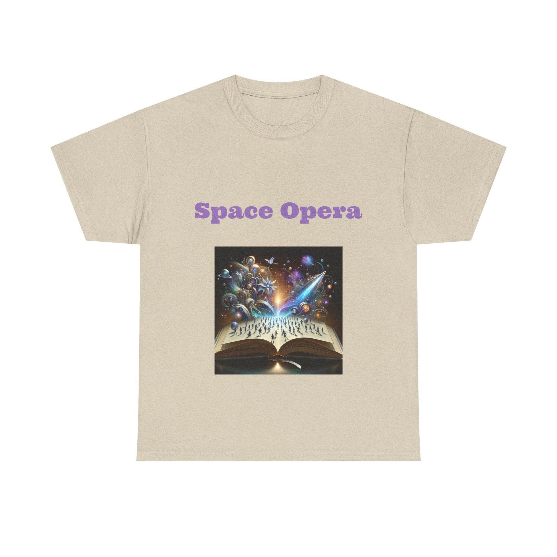Space Opera - Unisex Heavy Cotton Tee - Sci-Fi Books - The Dreamer's Bookshop.