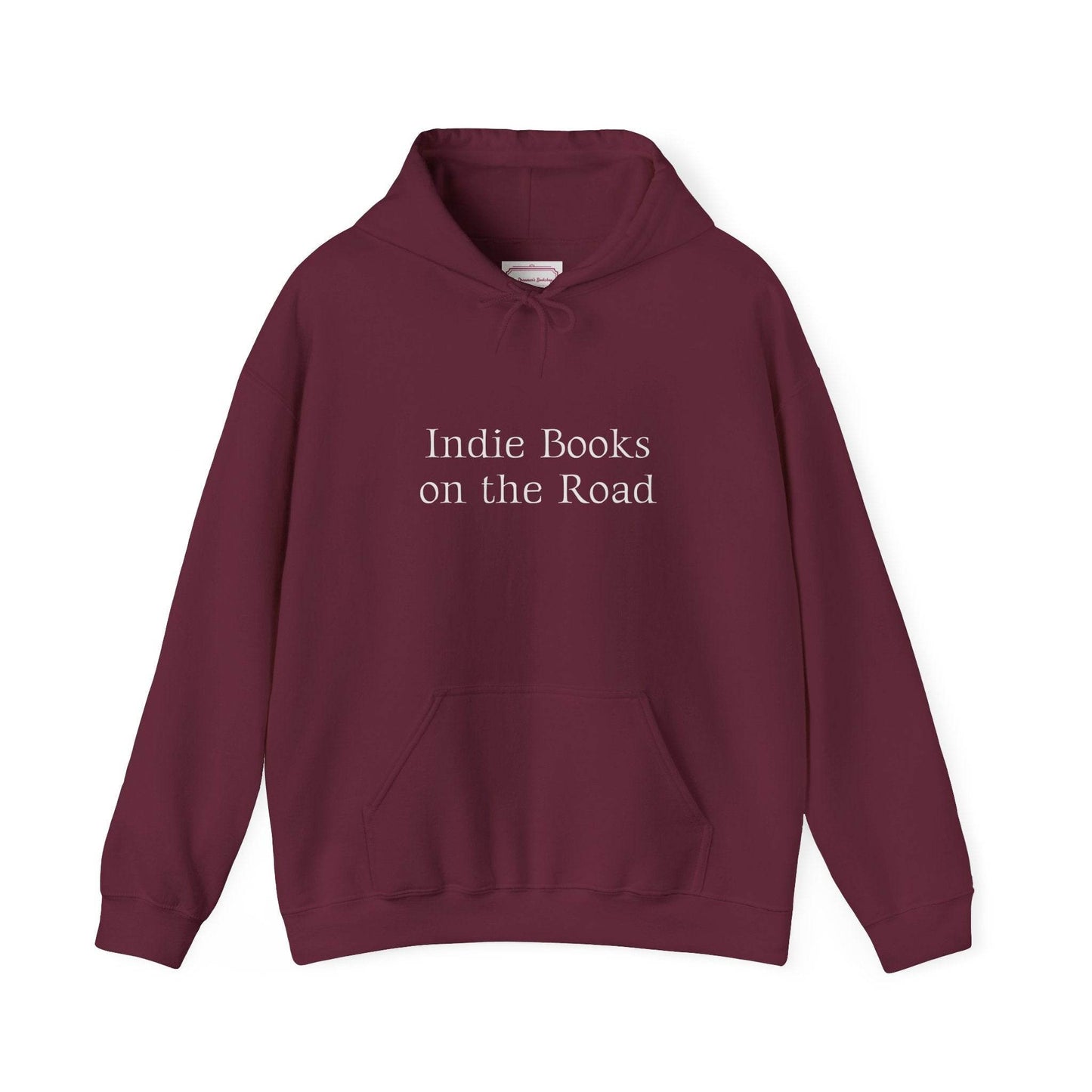 Indie Books on the Road Hooded Sweatshirt - Perfect for Book Lovers - The Dreamer's Bookshop.