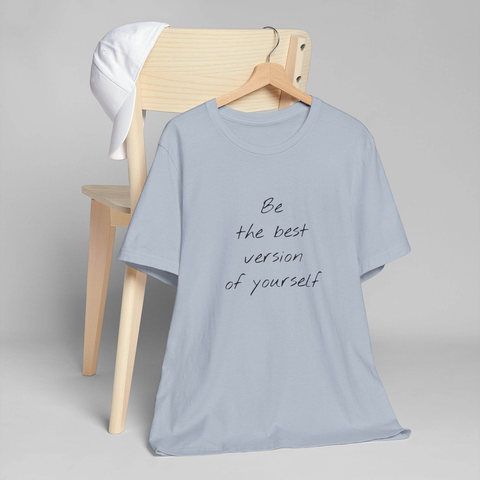 Inspirational Unisex Jersey T-Shirt - Be The Best Vibe - The Dreamer's Bookshop.
