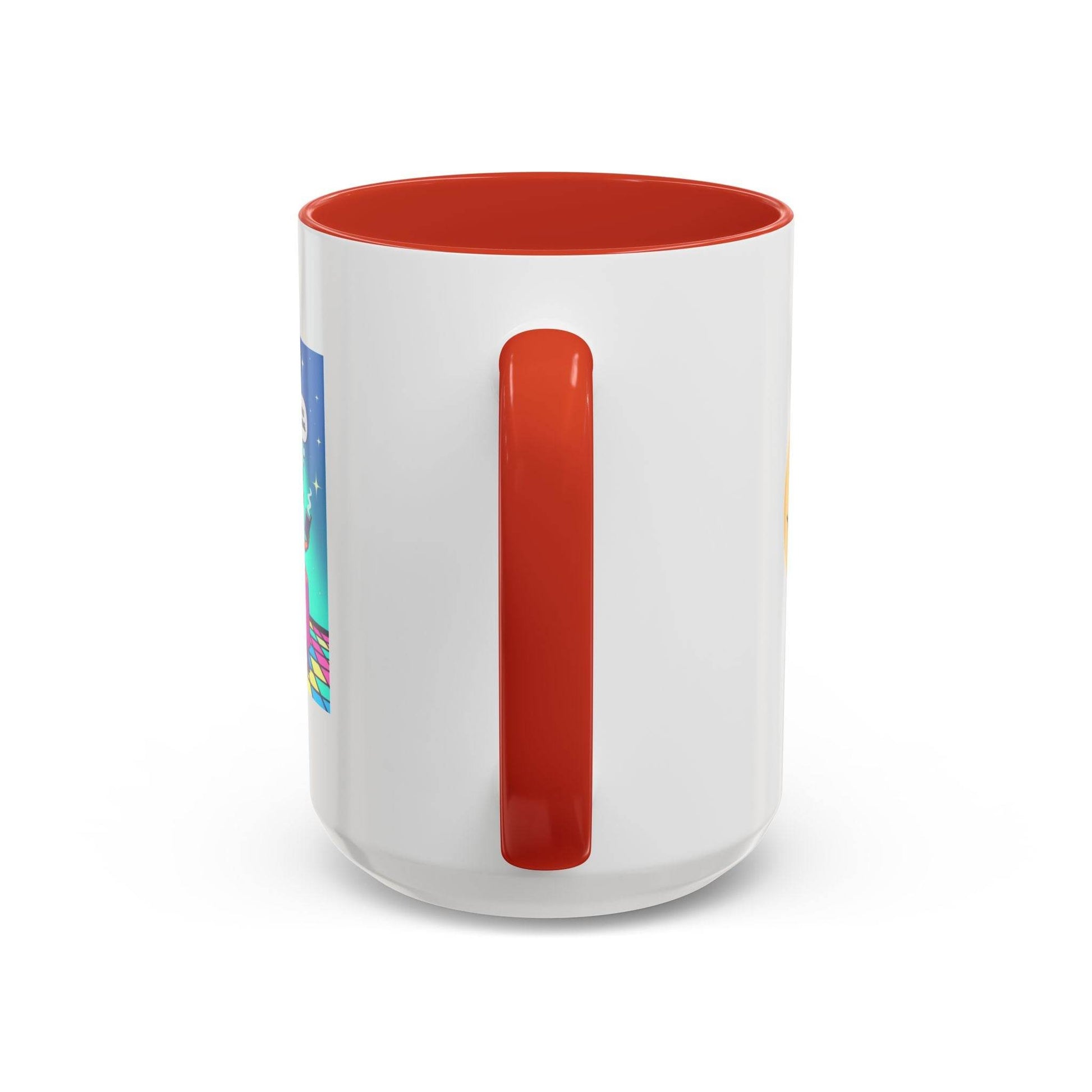 Party Vibe Accent Coffee Mug - Fun Reading Motivation Design - The Dreamer's Bookshop.