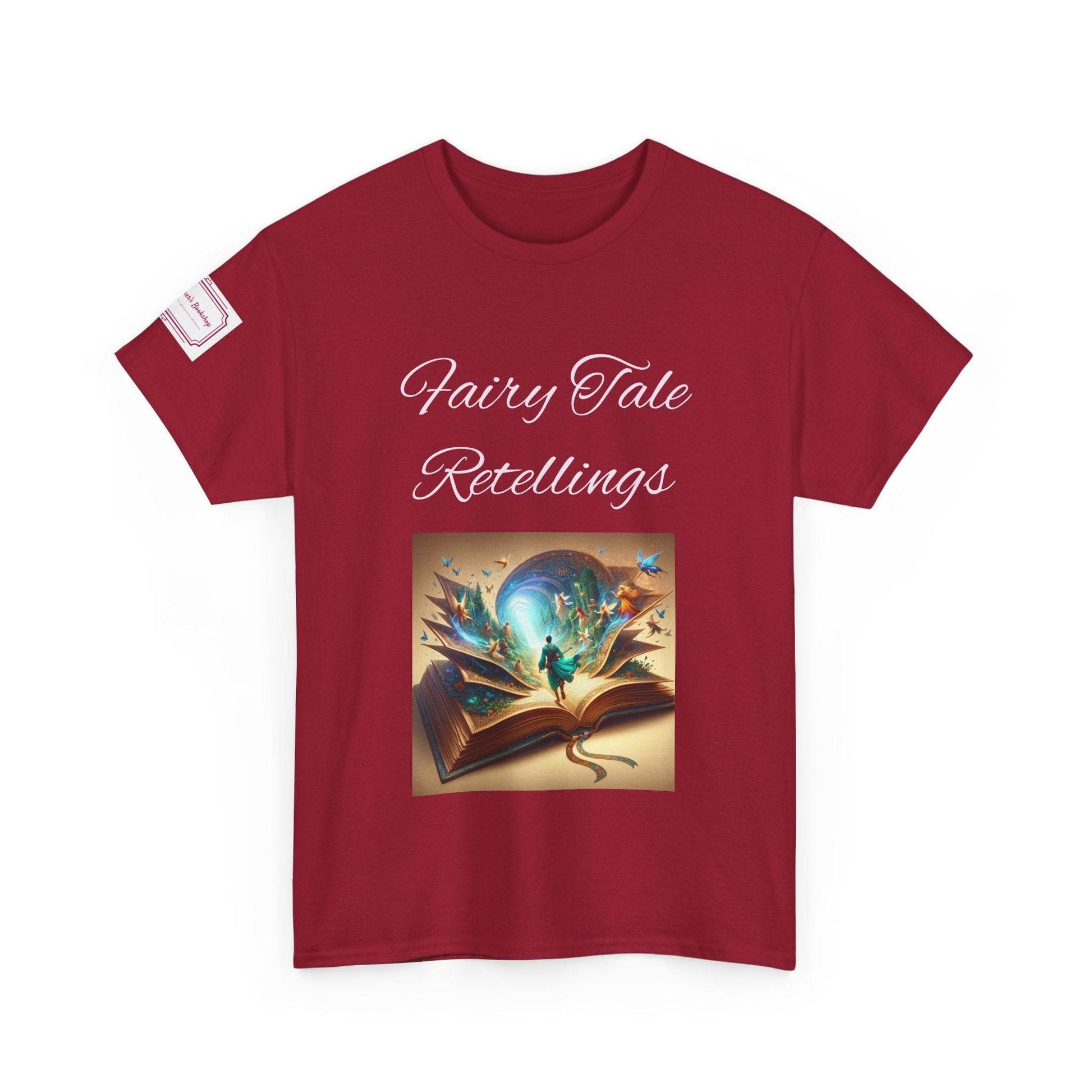 Fiction - Graphic Unisex Heavy Cotton Tee - Fairy Tale Retellings - The Dreamer's Bookshop.