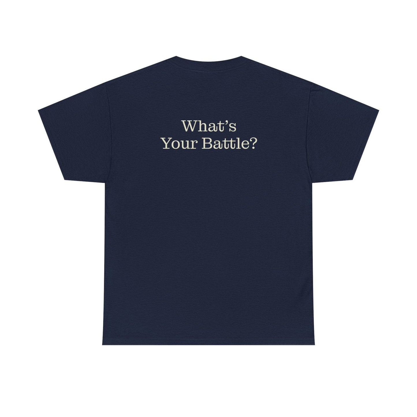 Chronic Pain Warrior Unisex Heavy Cotton Tee - Inspirational Battle T-Shirt - The Dreamer's Bookshop.
