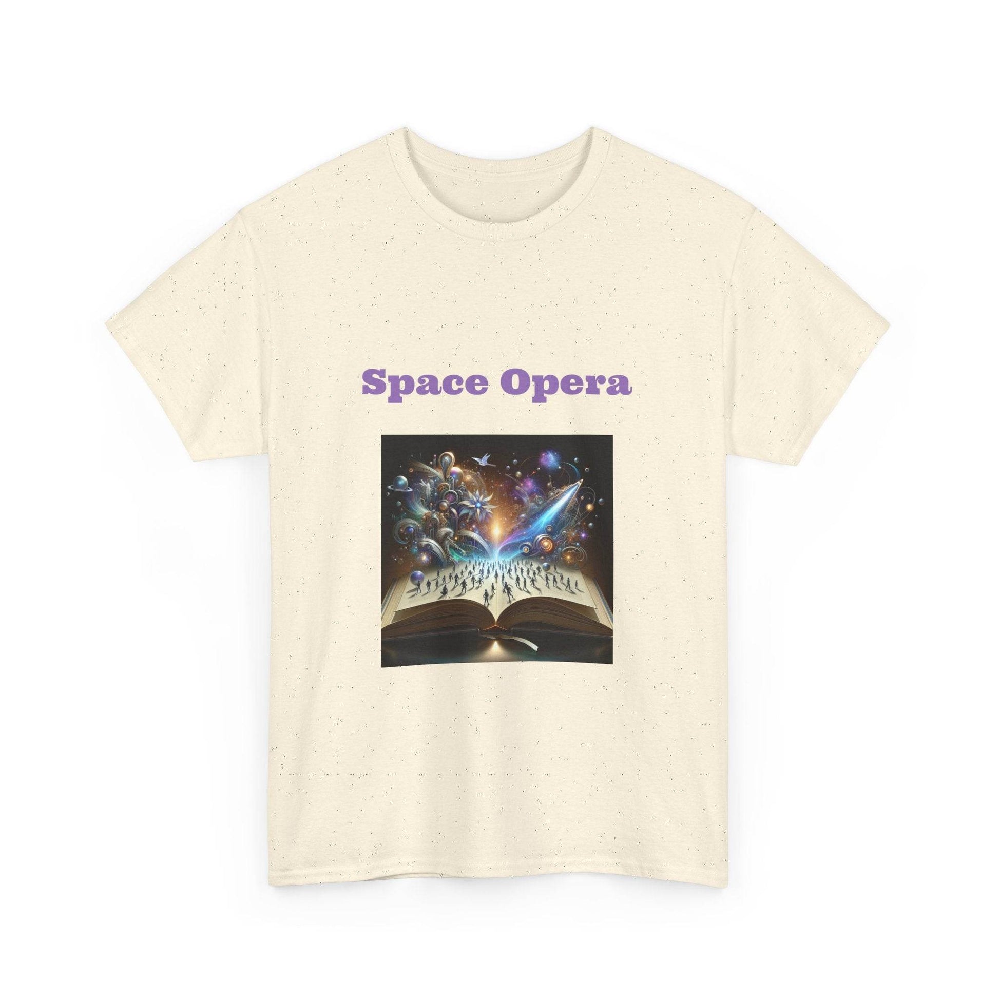 Space Opera - Graphic Tee - Unisex Heavy Cotton T-Shirt Sci-Fi Books - The Dreamer's Bookshop.
