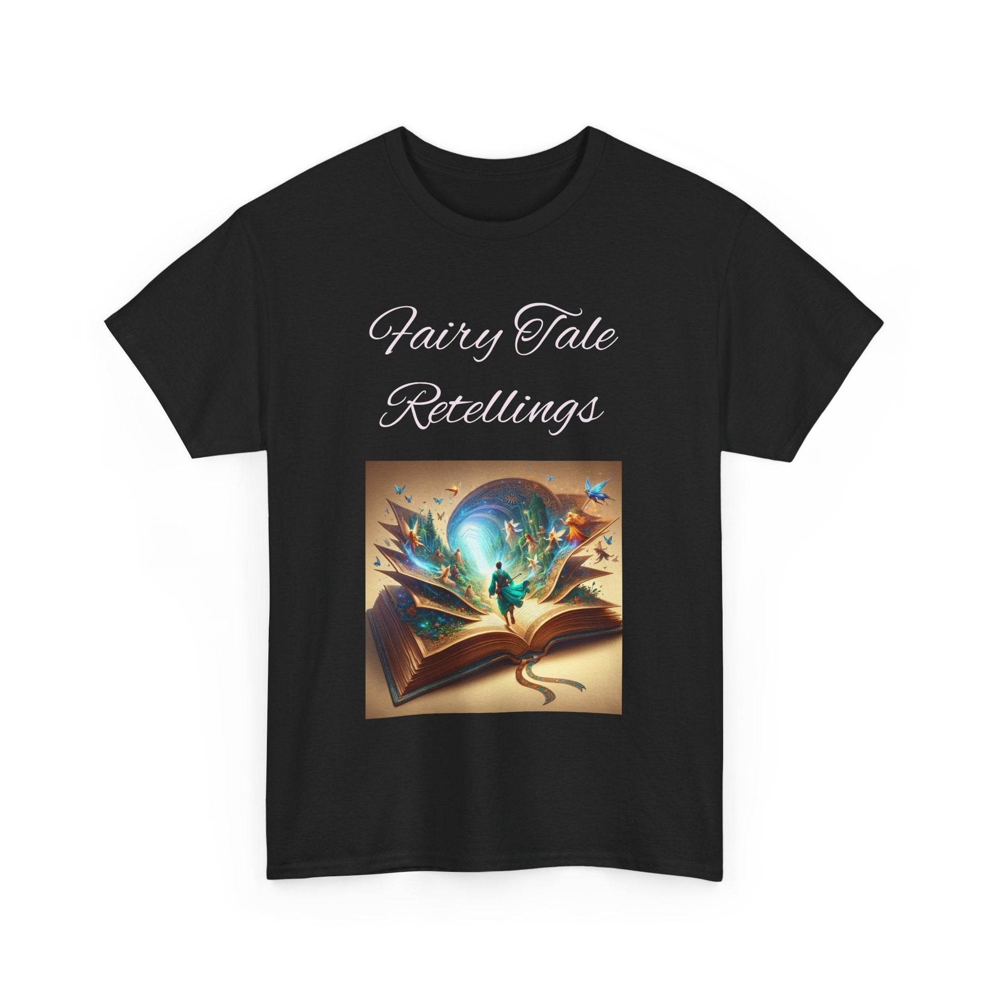 Fiction - Unisex Heavy Cotton Tee - Fairy Tale Retellings - The Dreamer's Bookshop.