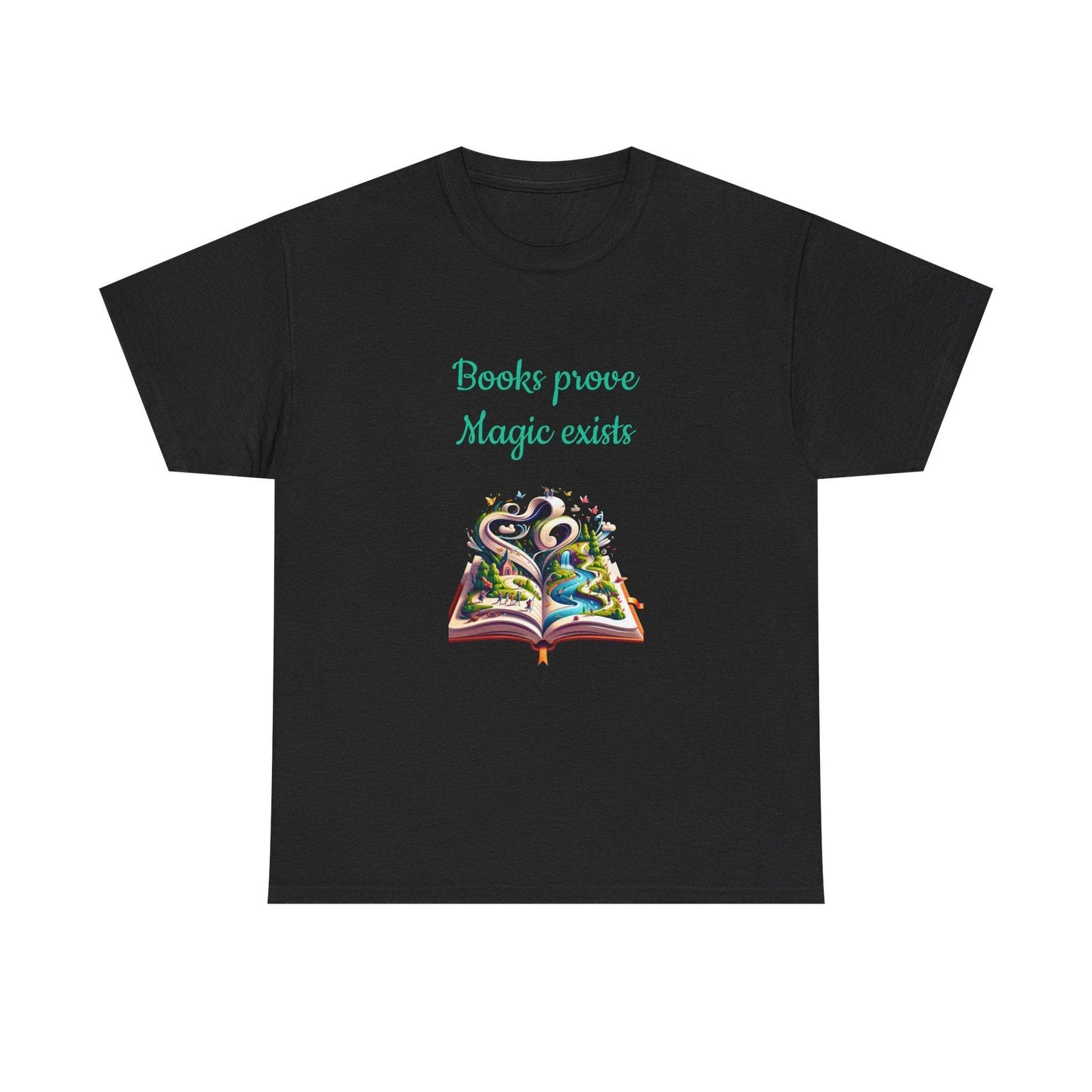 Magic Exists -A Unisex Heavy Cotton Tee - Perfect for Book Lovers - The Dreamer's Bookshop.