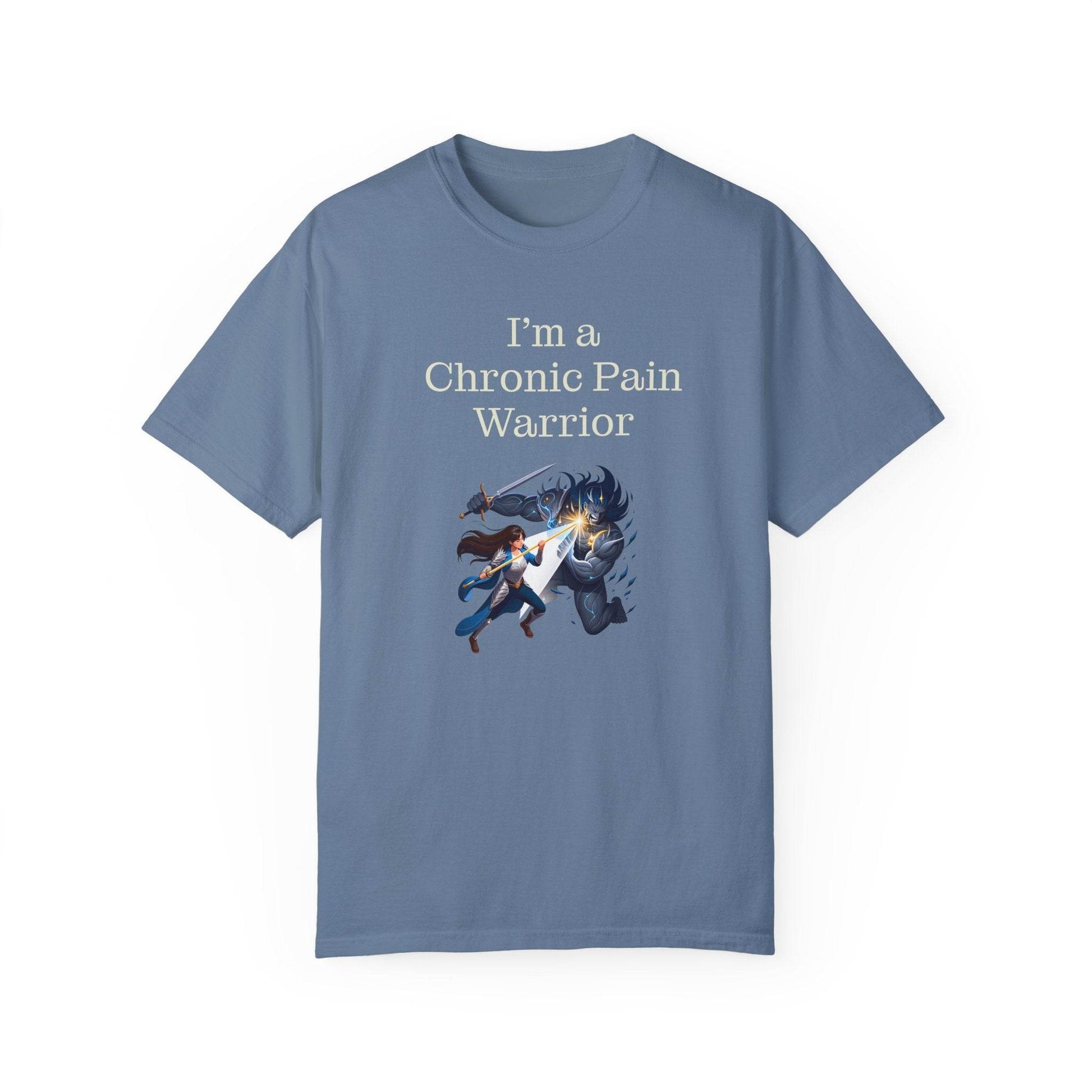 Chronic Pain Warrior Unisex T-Shirt - Empowering Tee for Healthcare Awareness - The Dreamer's Bookshop.
