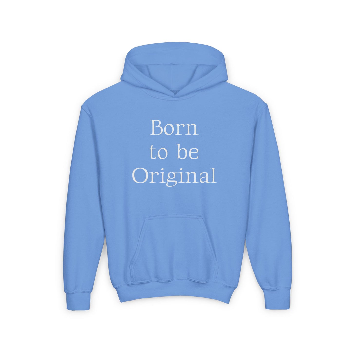 US (Ww) - Youth Heavy Blend Hooded Sweatshirt - "Born to be Original" & "Created by a Creator of Worlds" - The Dreamer's Bookshop.