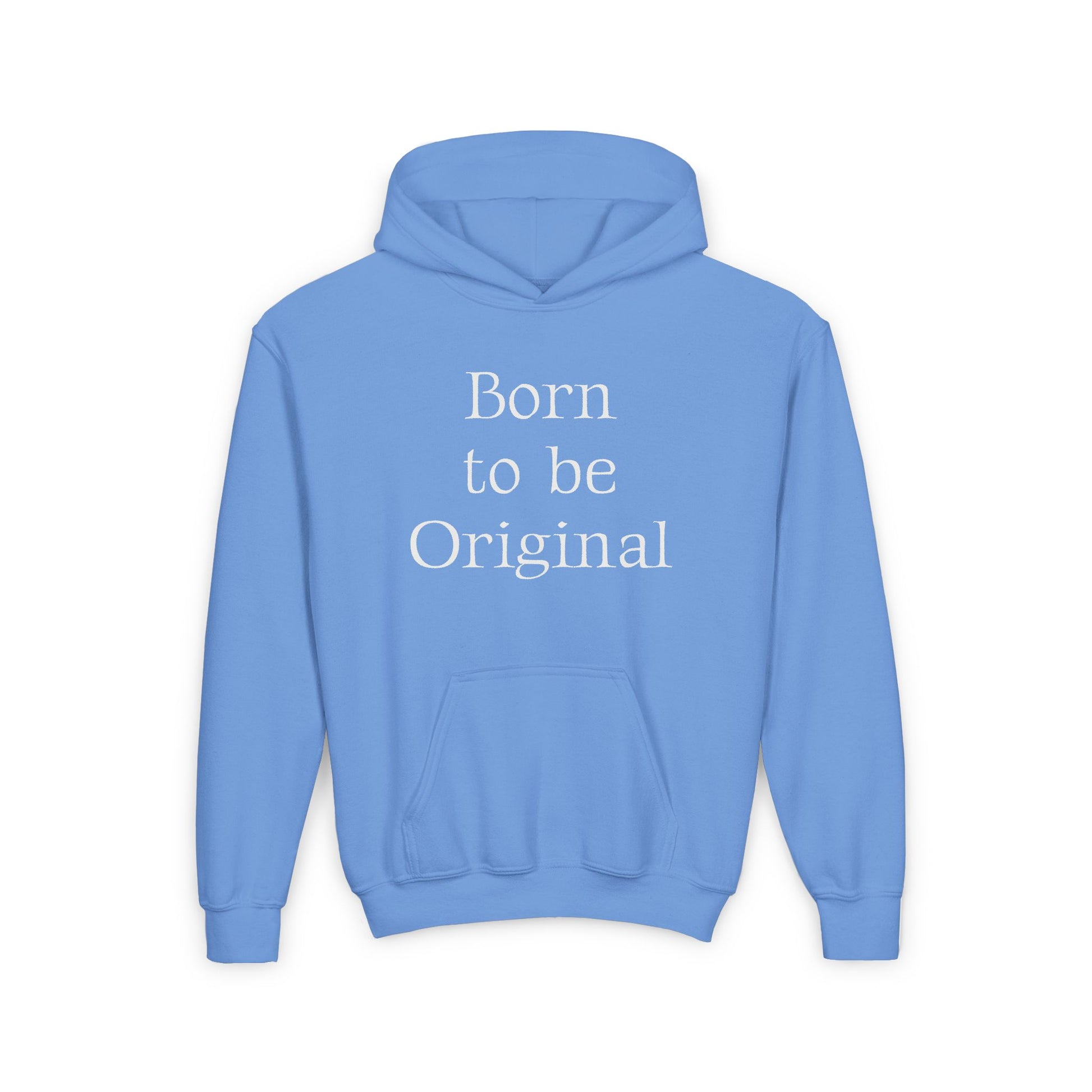 US (Ww) - Youth Heavy Blend Hooded Sweatshirt - "Born to be Original" & "Created by a Creator of Worlds" - The Dreamer's Bookshop.