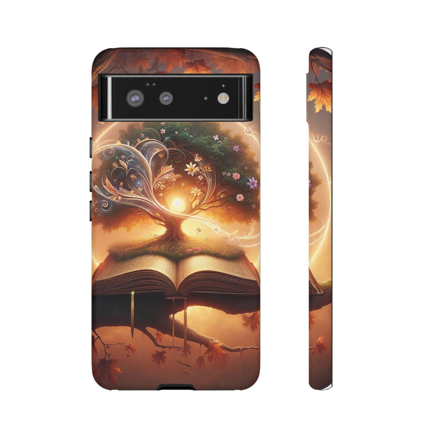 Google & Samsung - Artistic Phone Case with BookishTree Design - Tough Cases - The Dreamer's Bookshop.