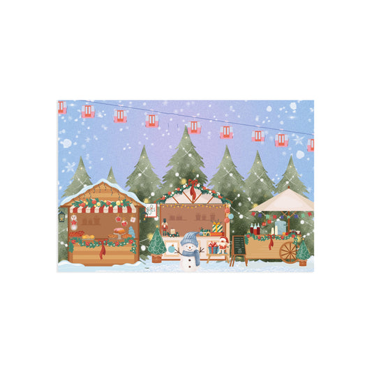 The Dreamer's Bookshop "Winter Market" Christmas Card