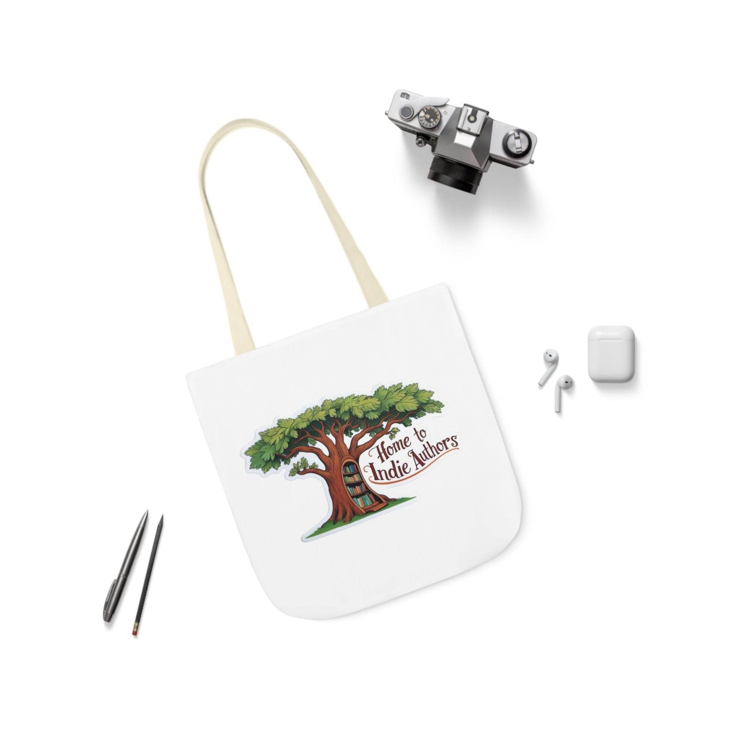 Literary Canvas Tote Bag - Perfect for Book Lovers & Indie Authors - The Dreamer's Bookshop.