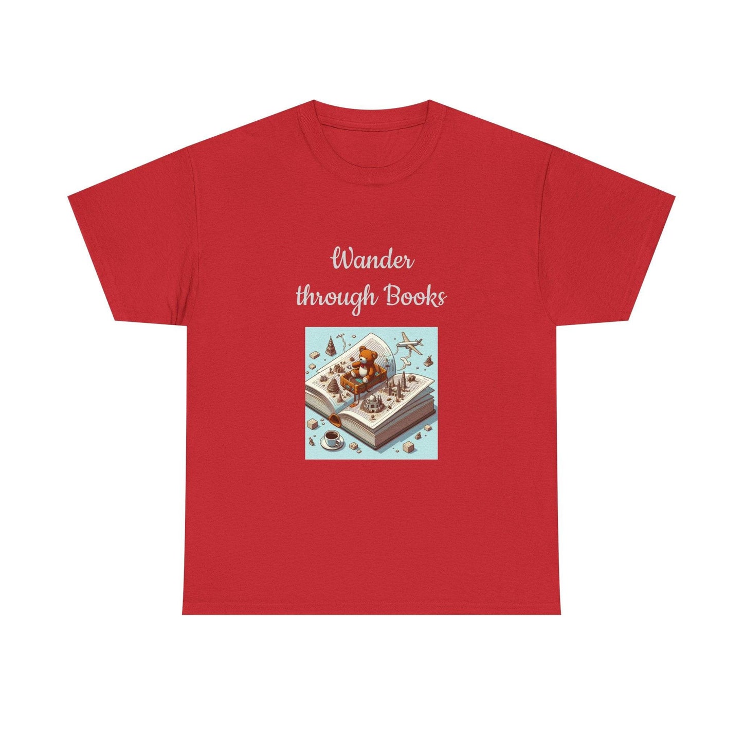 Wander -A Unisex Heavy Cotton Tee - Perfect for Book Lovers - The Dreamer's Bookshop.