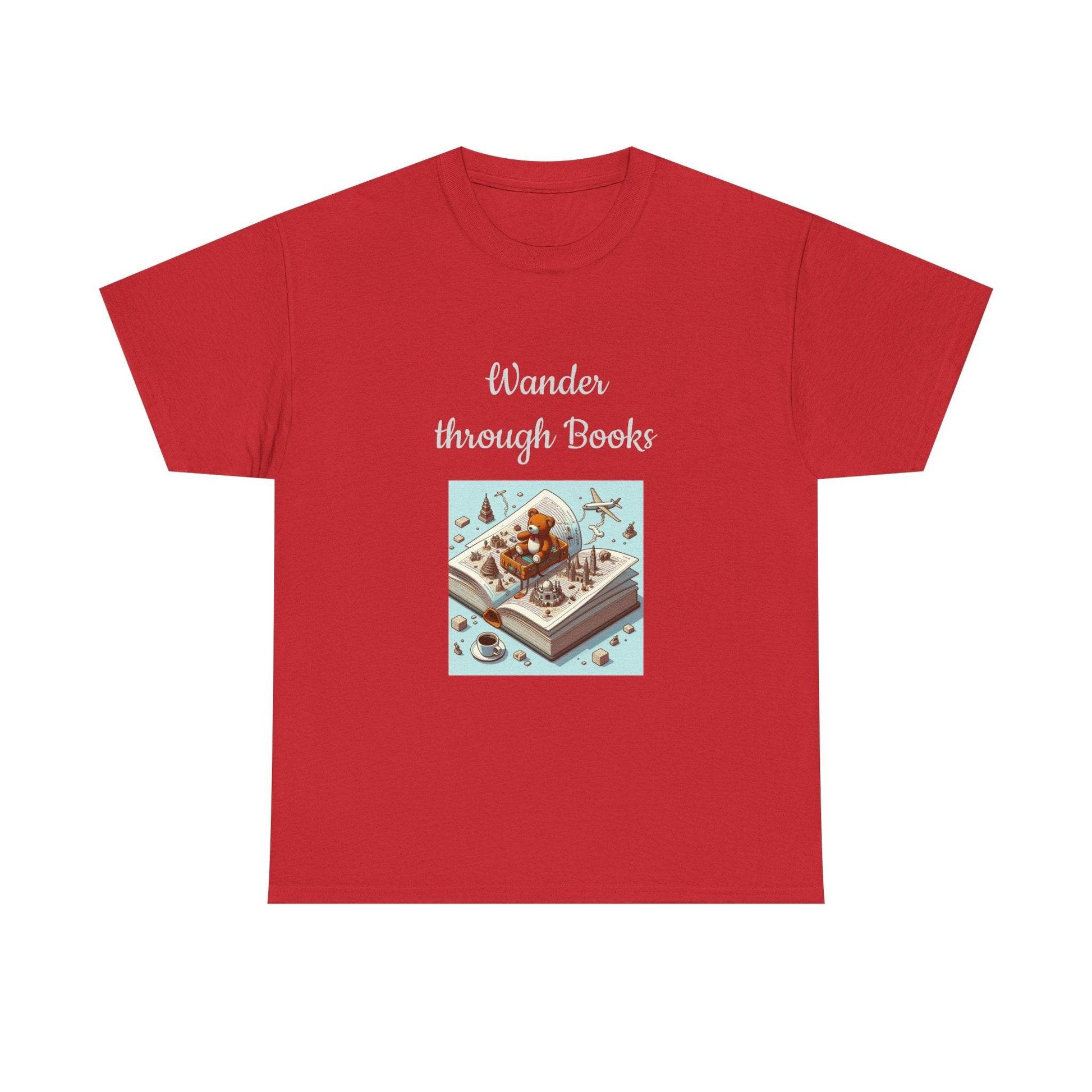 Wander -A Unisex Heavy Cotton Tee - Perfect for Book Lovers - The Dreamer's Bookshop.