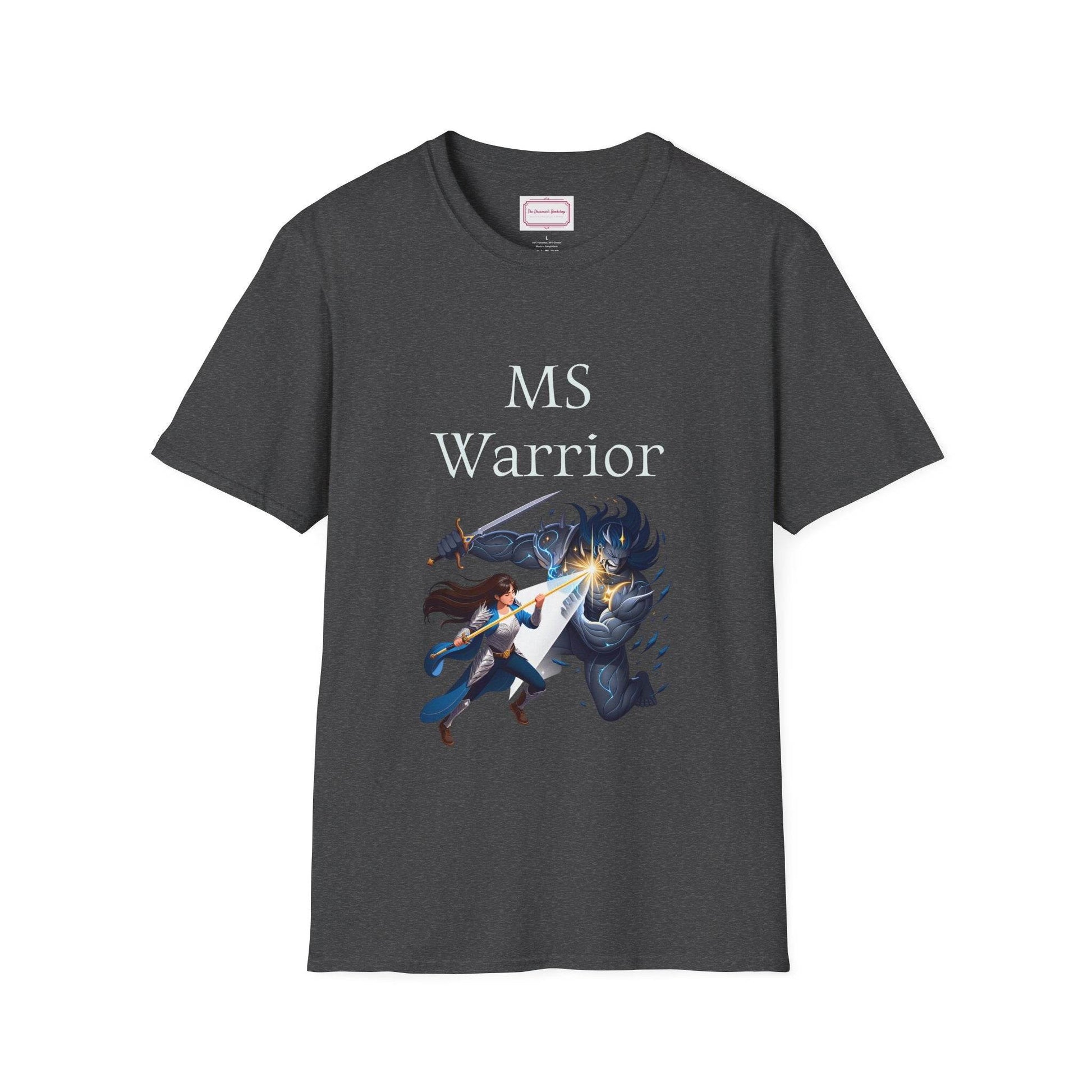 M.S. Warrior Unisex Softstyle T-Shirt - Embrace Your Battles - The Dreamer's Bookshop.