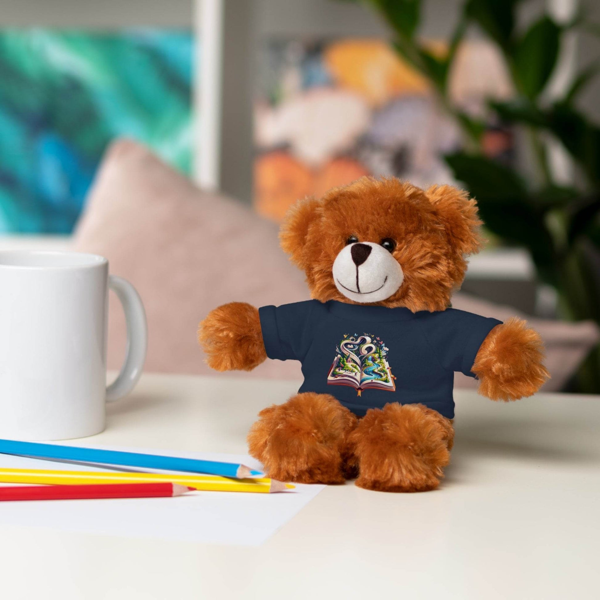 Personalized Stuffed Animal with Tee - Perfect Gift for Kids and Baby Showers - The Dreamer's Bookshop.