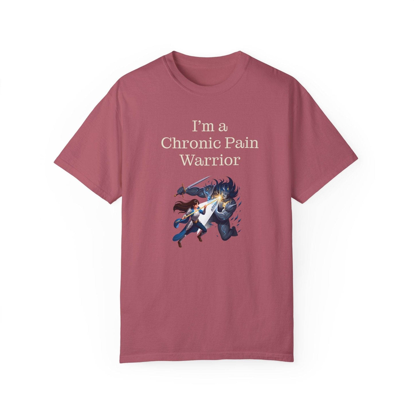 Chronic Pain Warrior Unisex T-Shirt - Empowering Tee for Healthcare Awareness - The Dreamer's Bookshop.