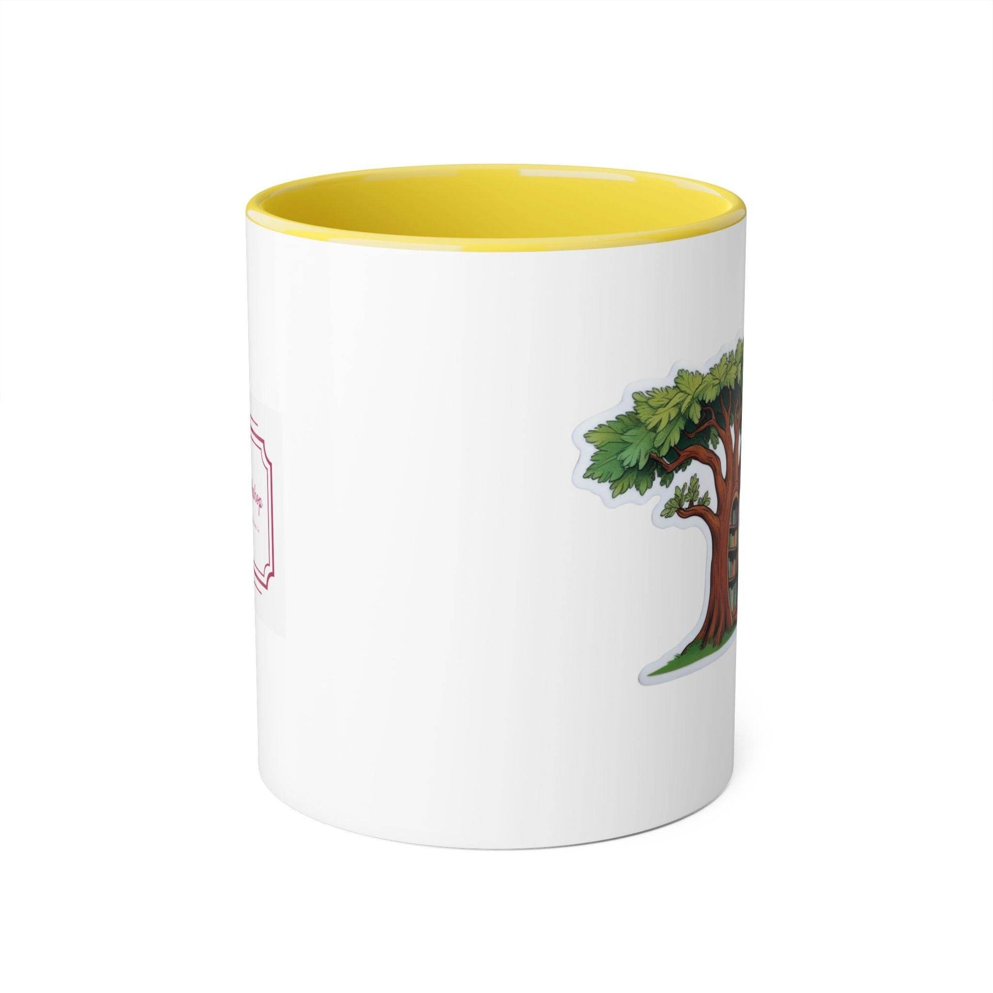 Dreamer's Bookshop Accent Mug - 11oz Coffee Cup for Readers & Book Lovers - The Dreamer's Bookshop.