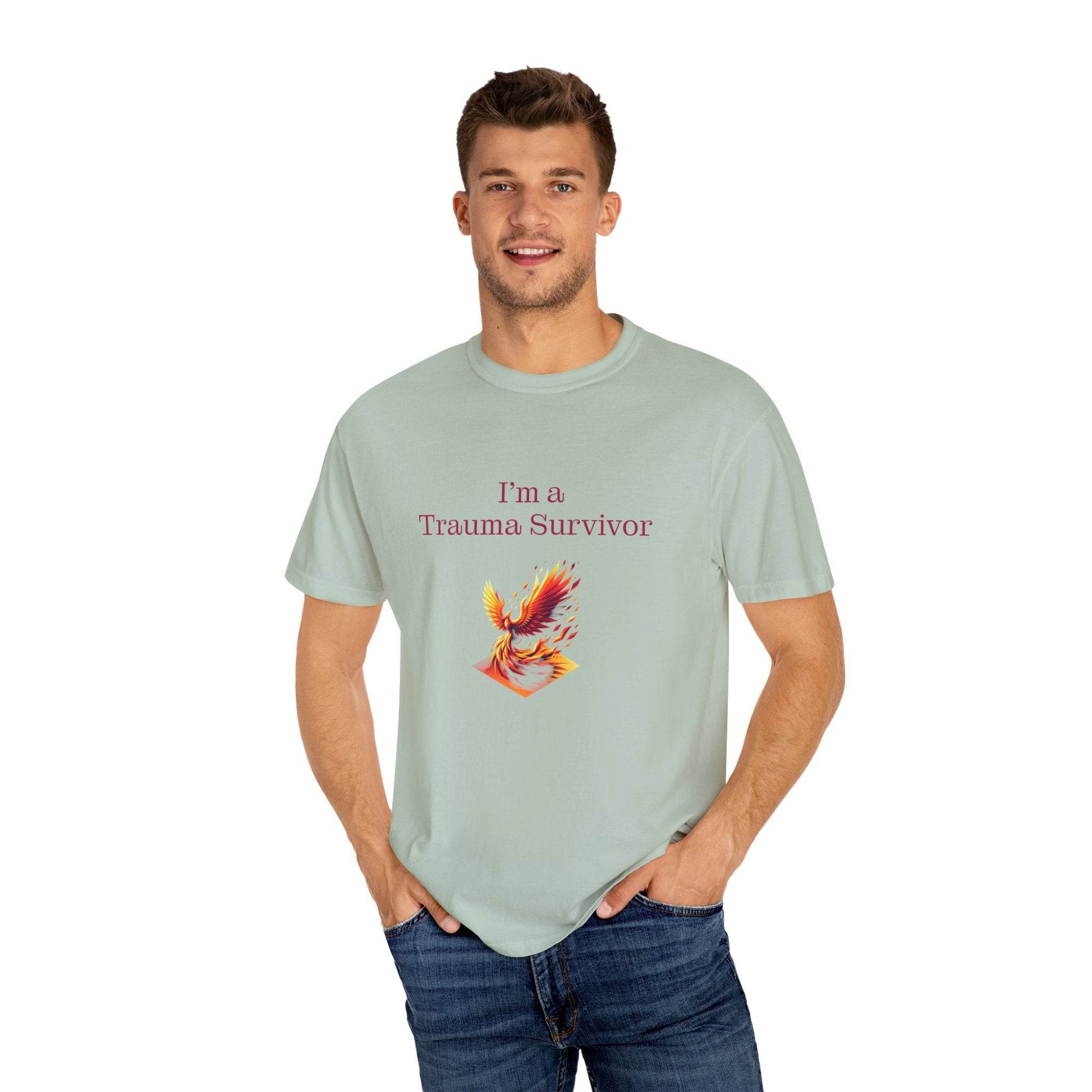 Trauma Survivor Unisex T-Shirt - Empowering Tee for Healthcare Awareness - The Dreamer's Bookshop.