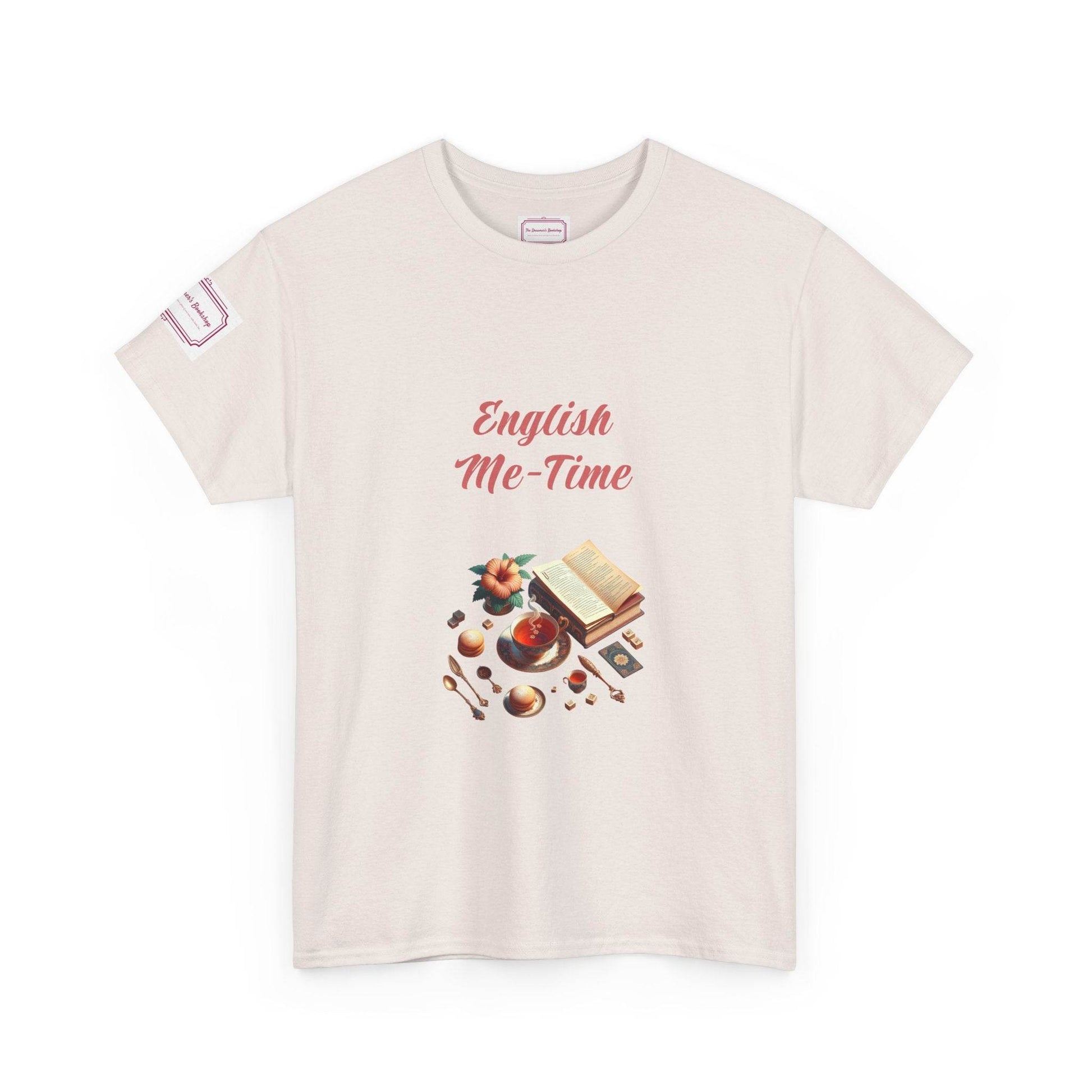 Me-Time - Unisex Heavy Cotton Tee - Perfect for Book Lovers - The Dreamer's Bookshop.