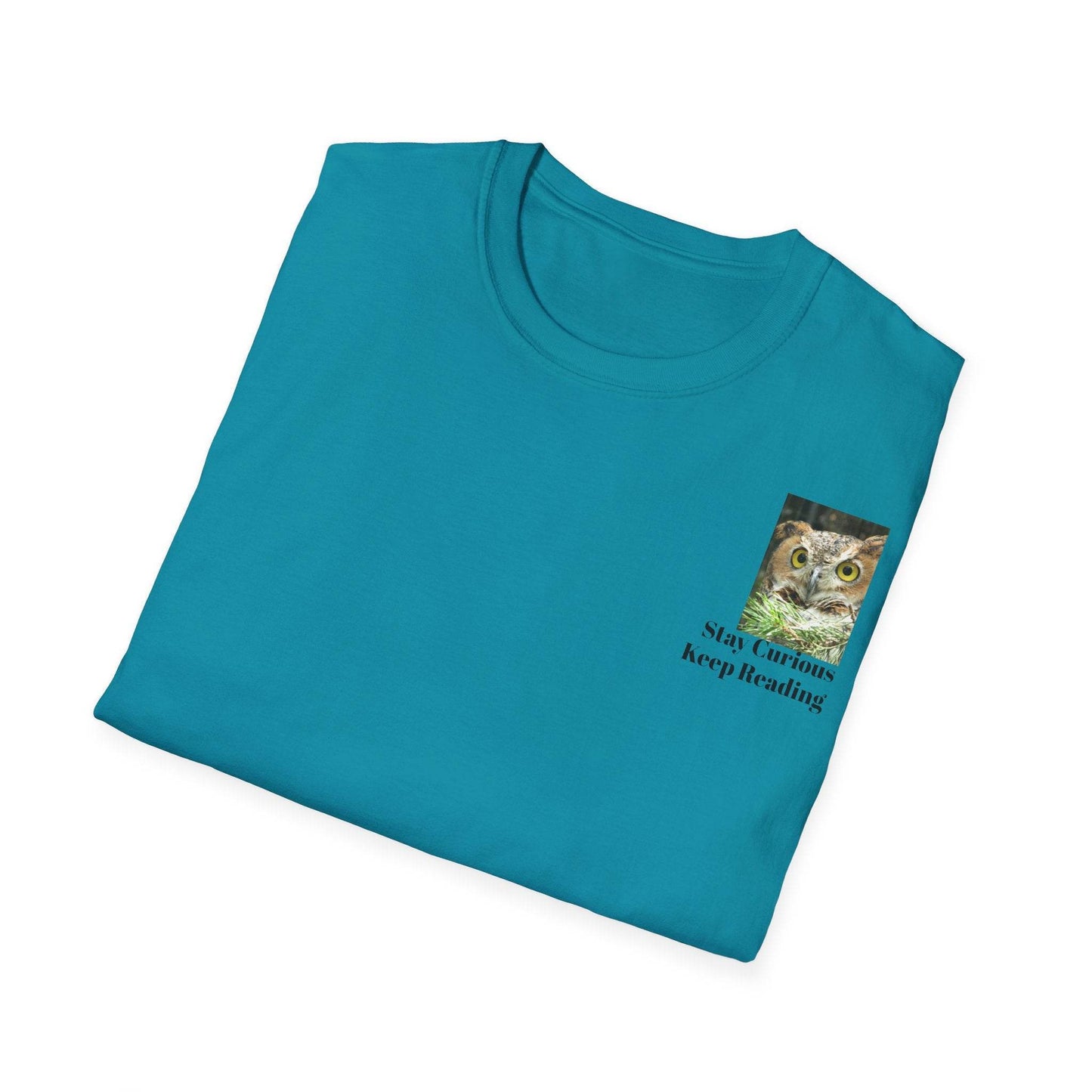 Inspirational Unisex Softstyle T-Shirt - 'Keep Breathing' Motivational Design - The Dreamer's Bookshop.