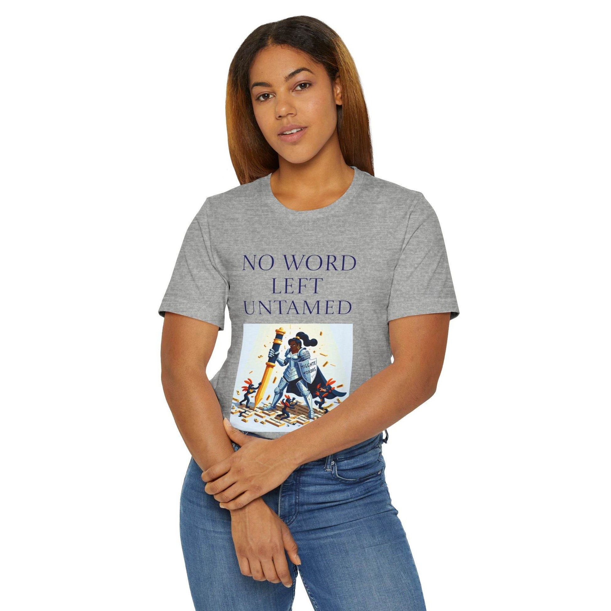 Unisex Jersey T-Shirt - No Word - The Dreamer's Bookshop.