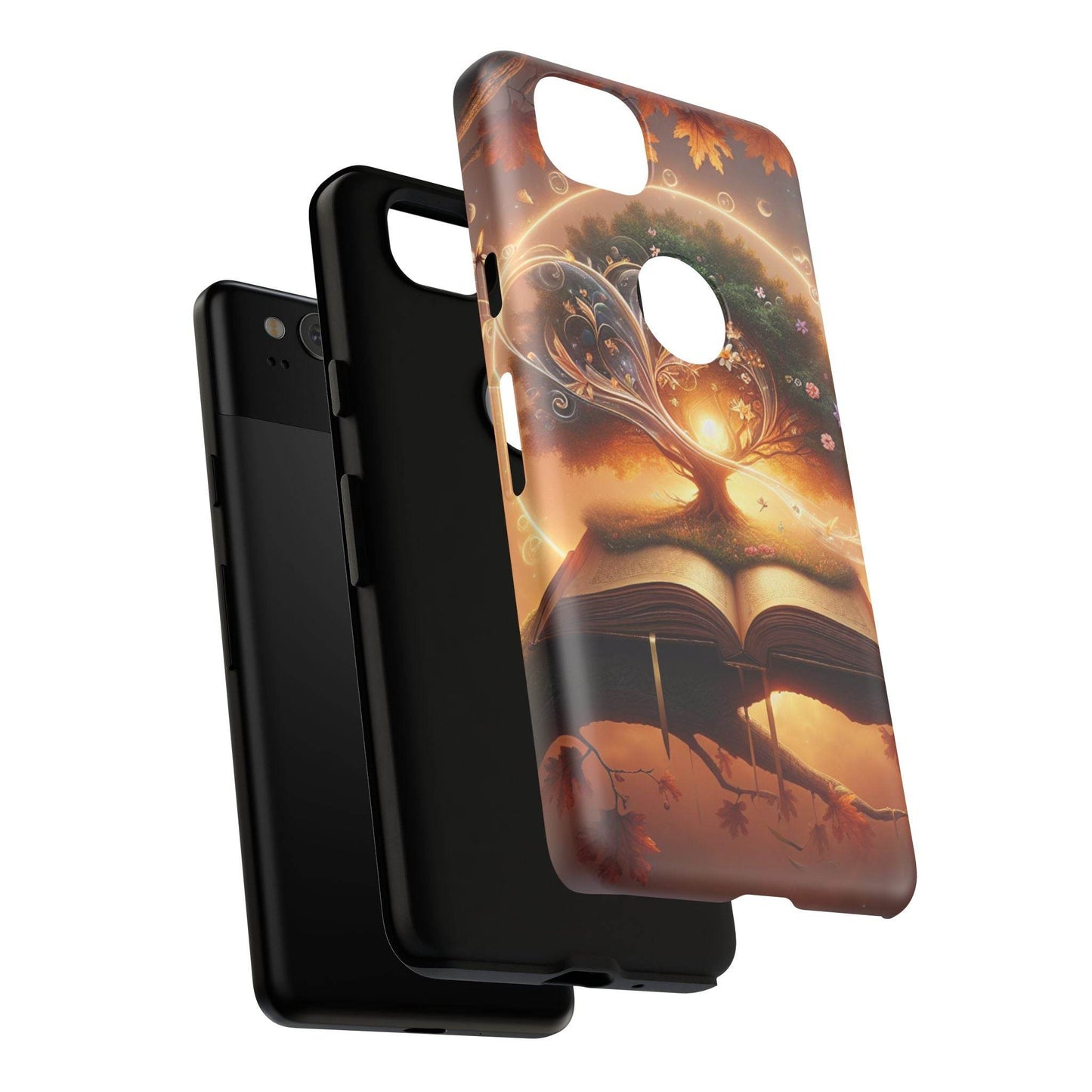 Google & Samsung - Artistic Phone Case with BookishTree Design - Tough Cases - The Dreamer's Bookshop.