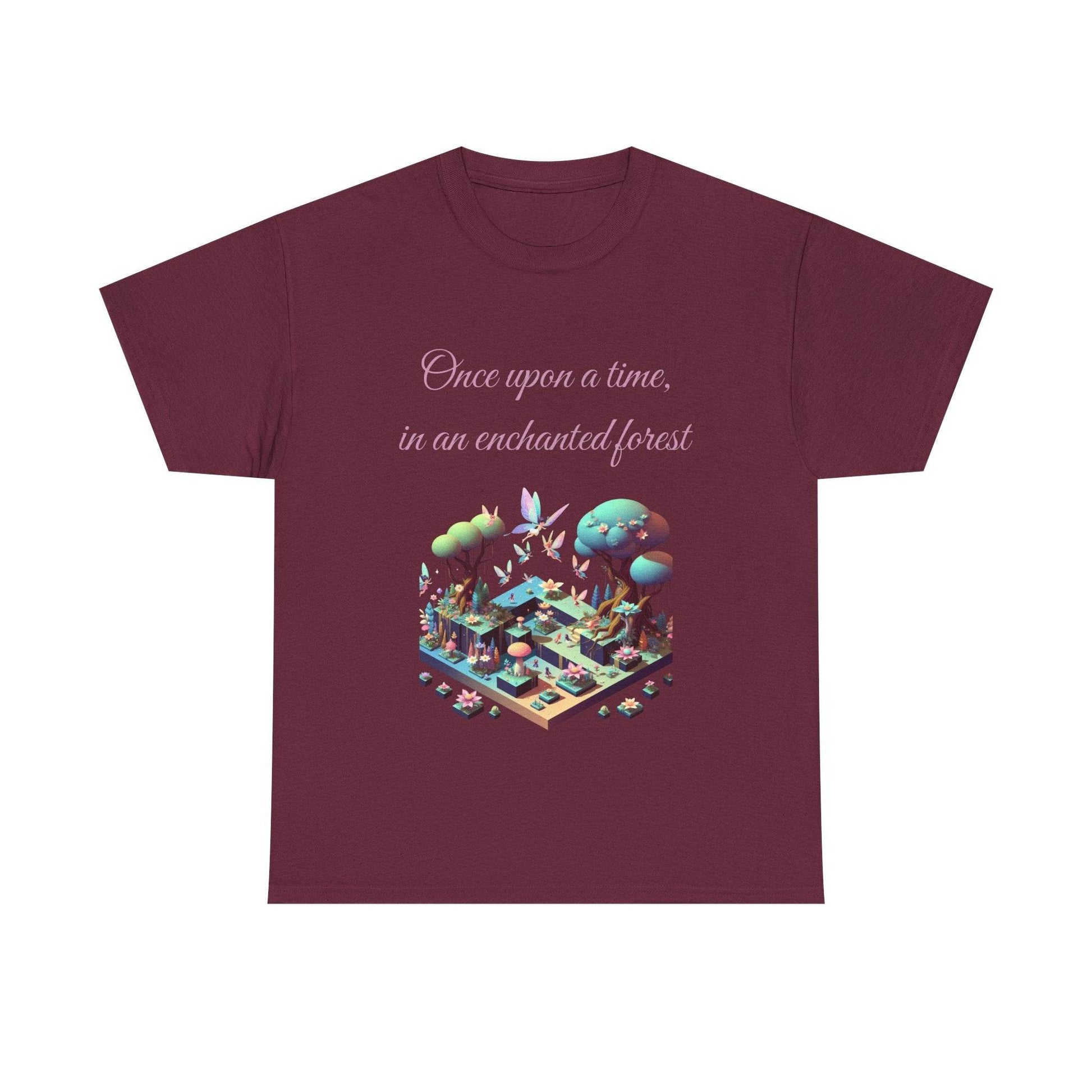 Enchanted Forest - A Unisex Heavy Cotton Tee - Perfect for Book Lovers - The Dreamer's Bookshop.